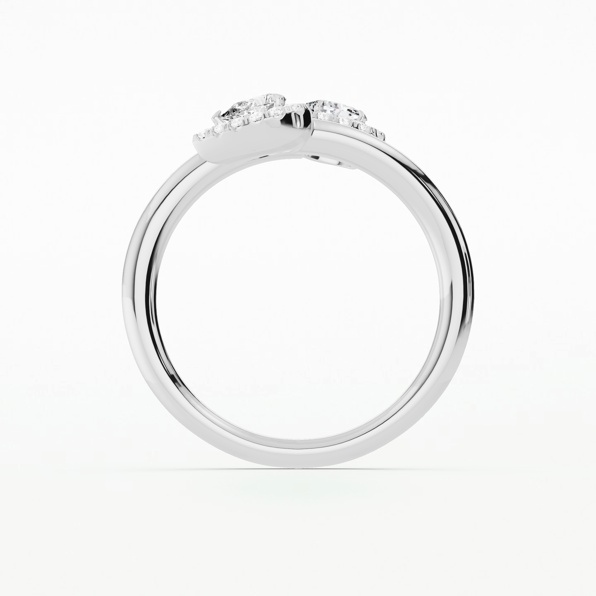 Virgo Two station bypass ring -Multi Stone