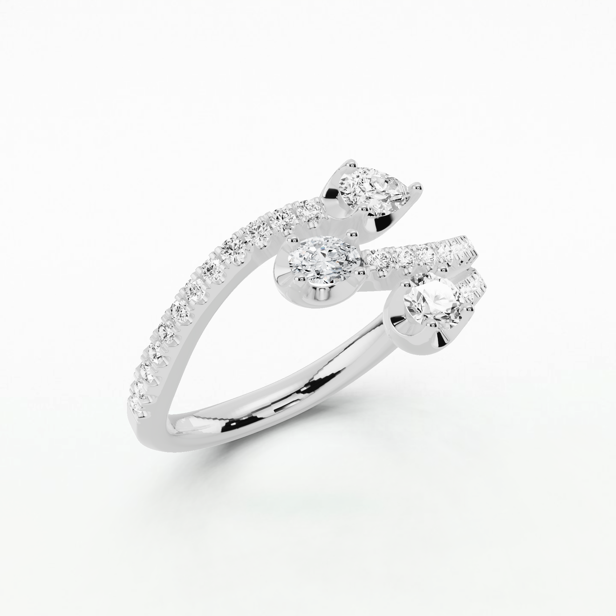 Rhapsody Stackable Ring-Multi Stone