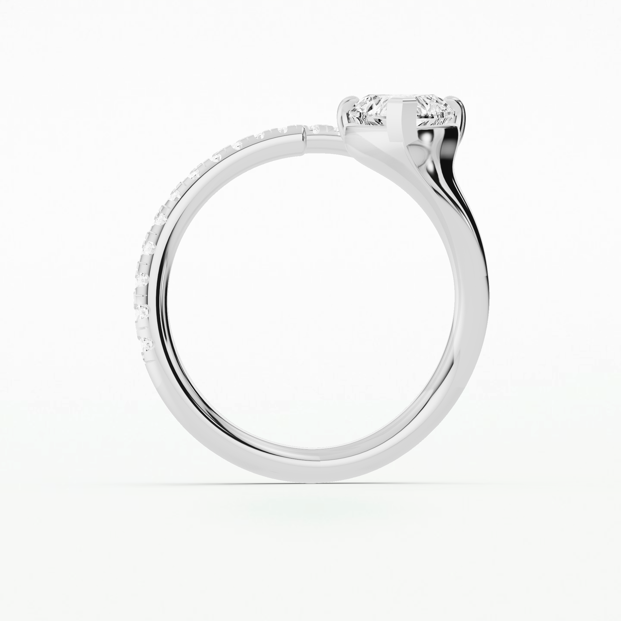 Love's Knot Fashion Ring
-Heart