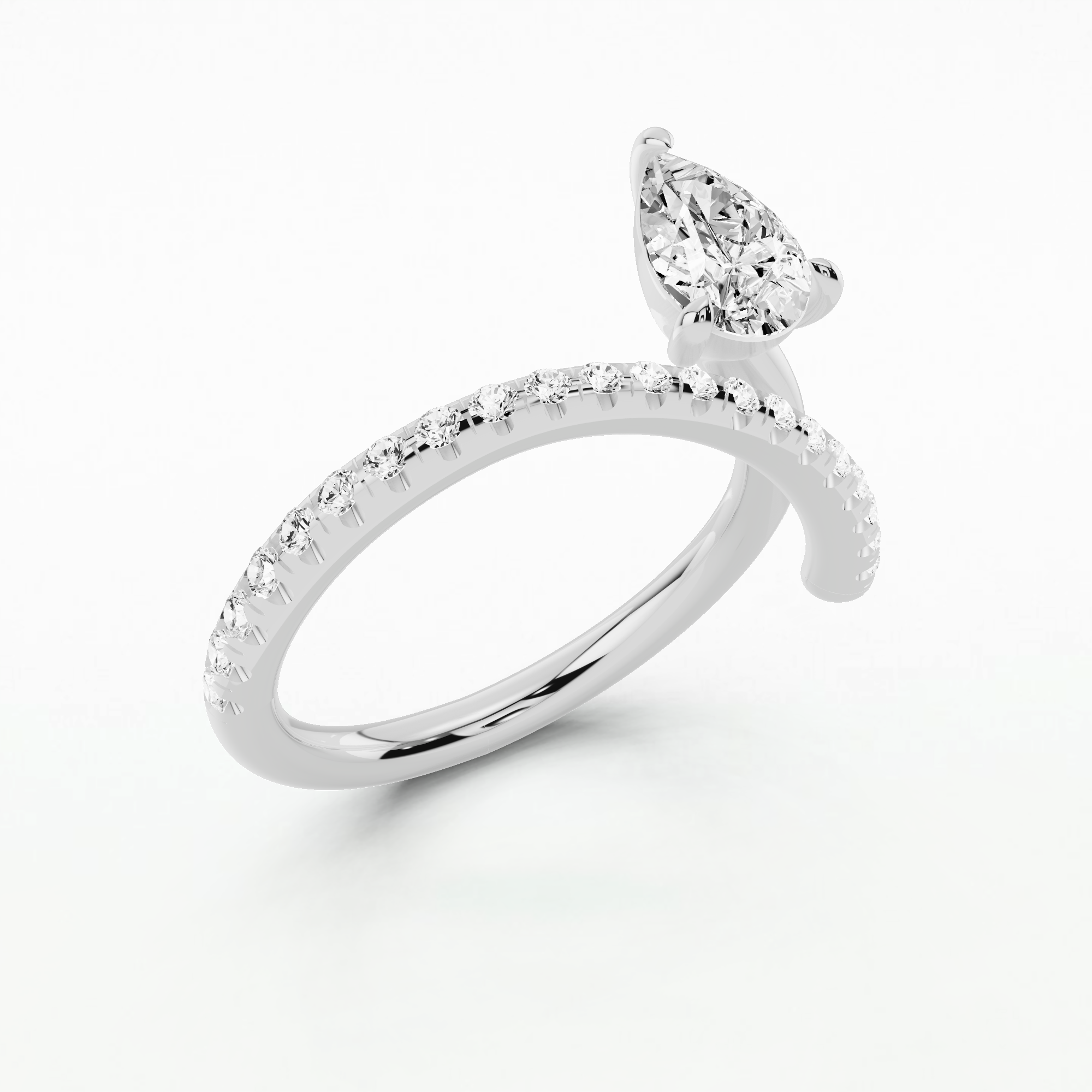 Svelte Fashion Ring-Pear