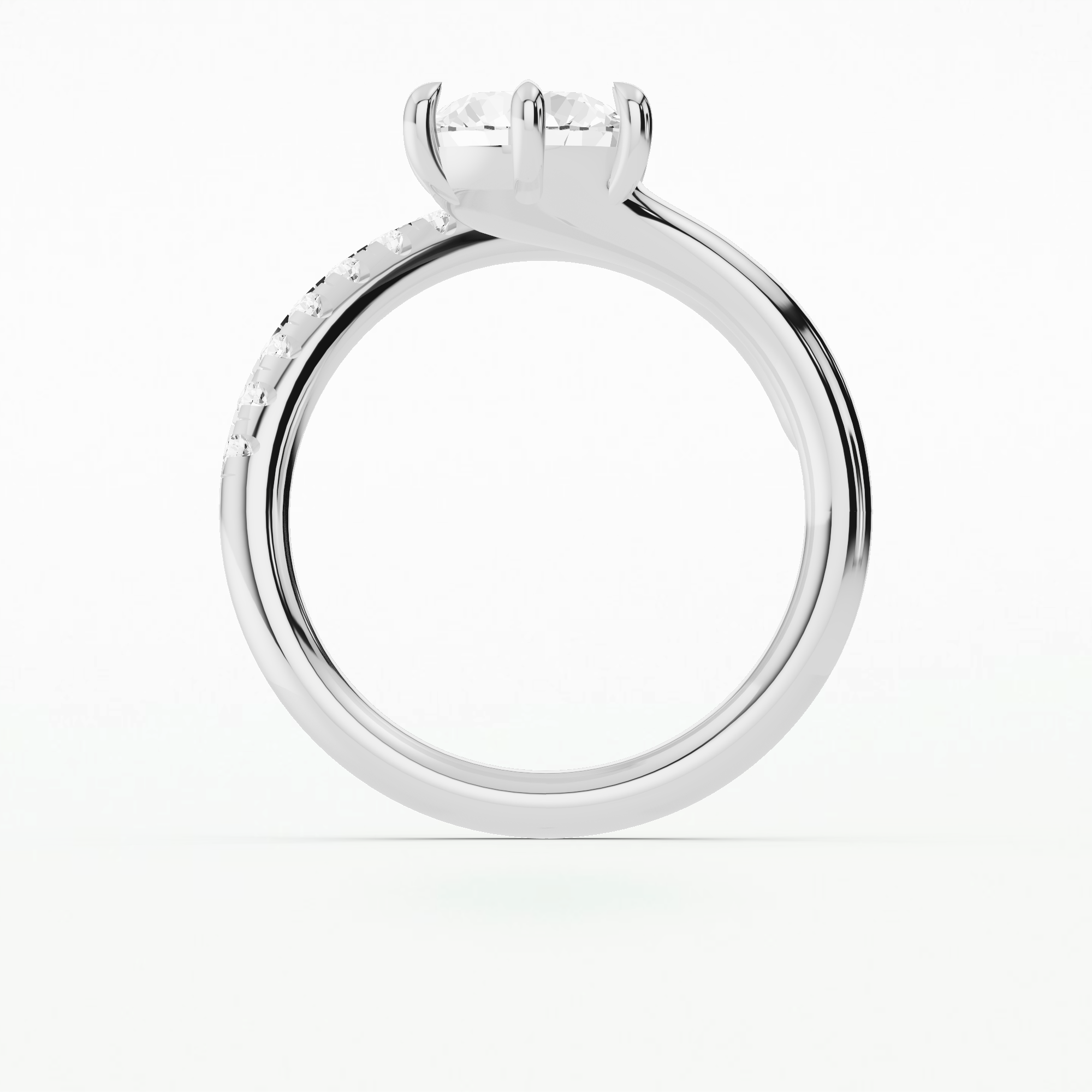 Atoiles Prong Fashion Ring-Round