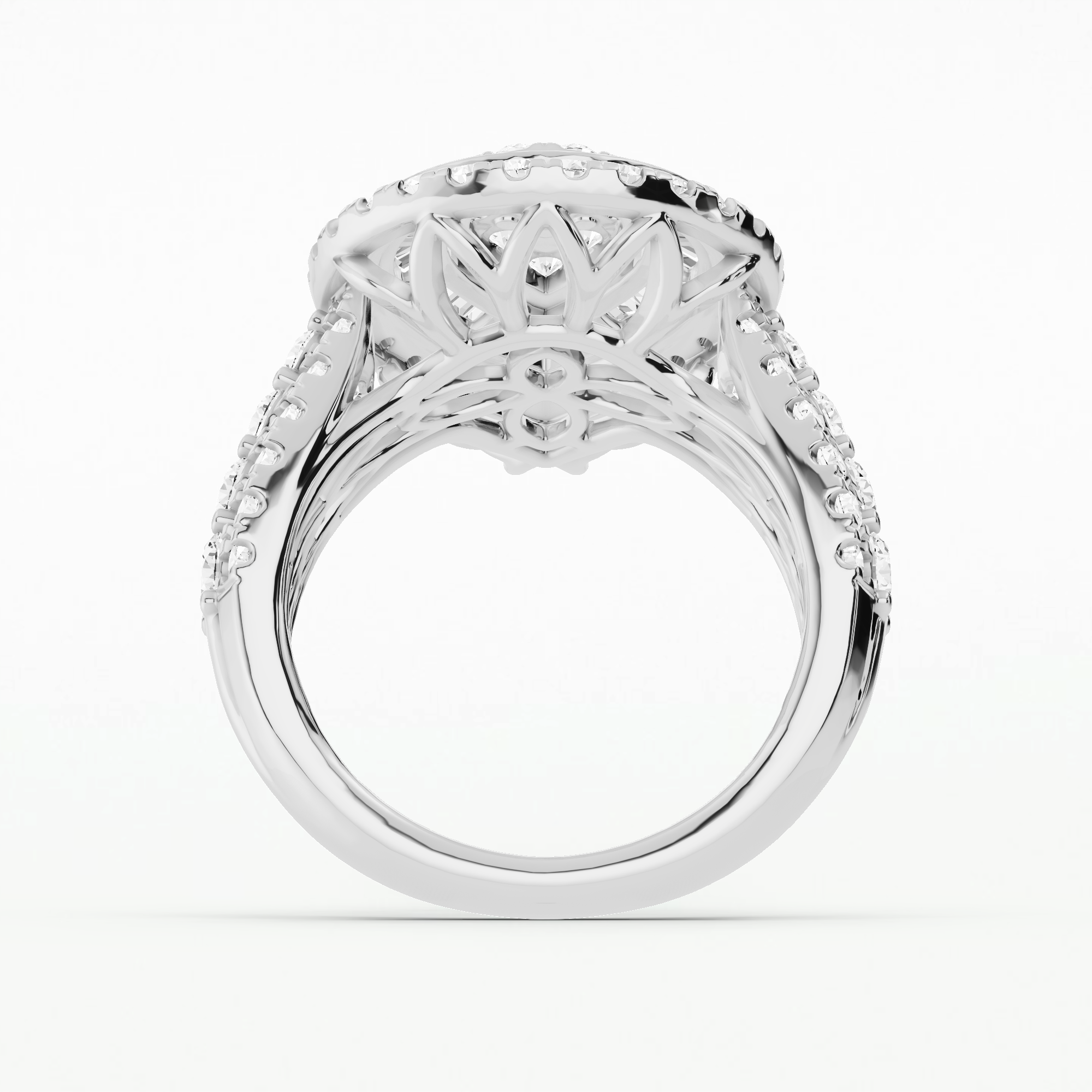 Elysian Drop Teardrop Ring -