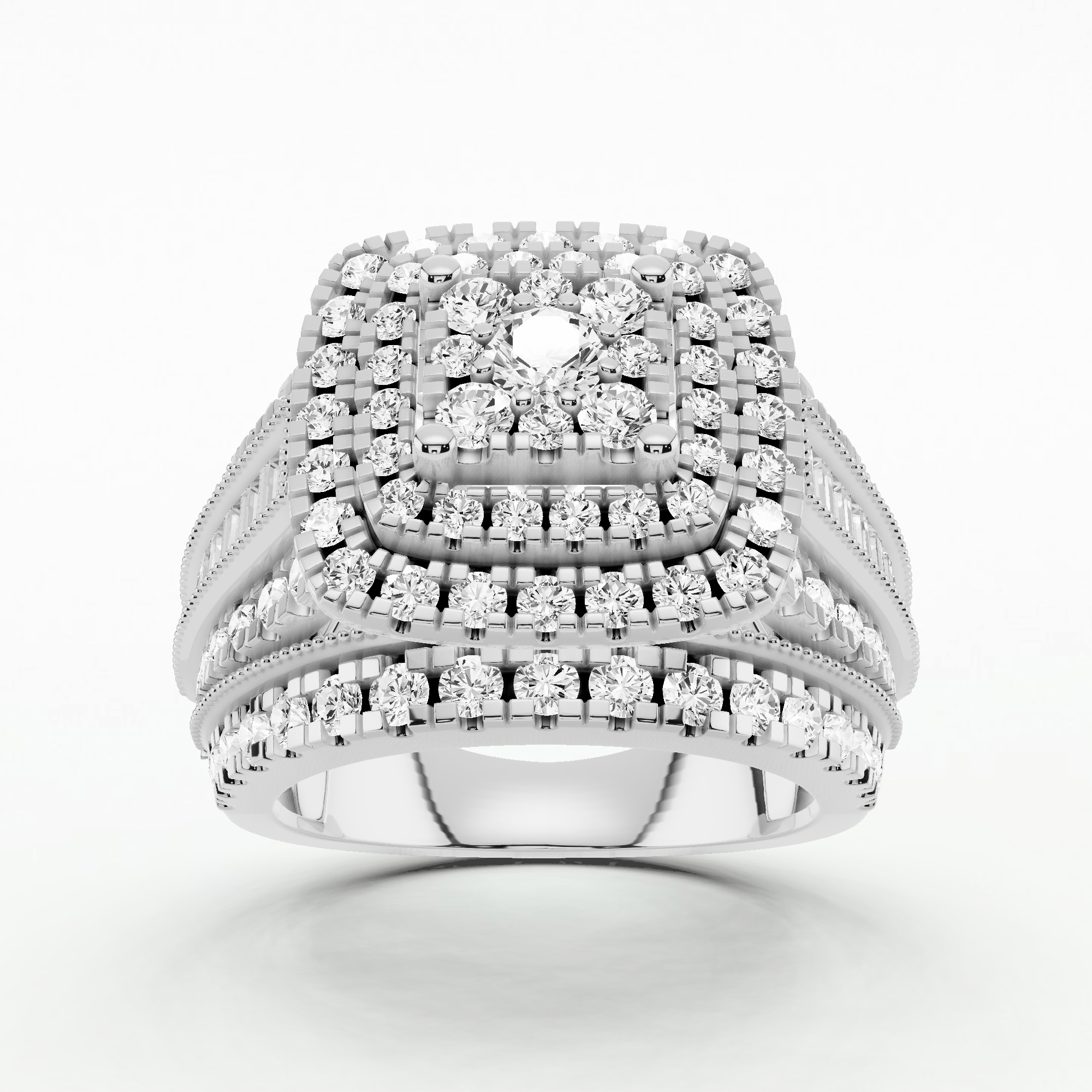 Celestial Spark Diamond Ring-Round