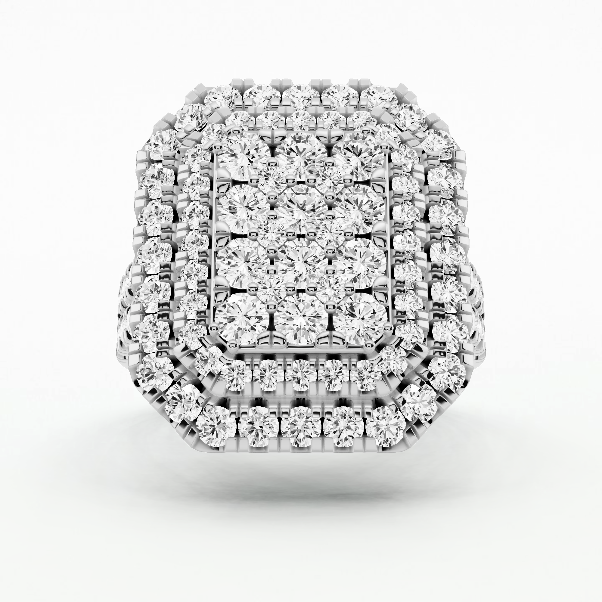 Whispering Petals Diamond Ring - Round