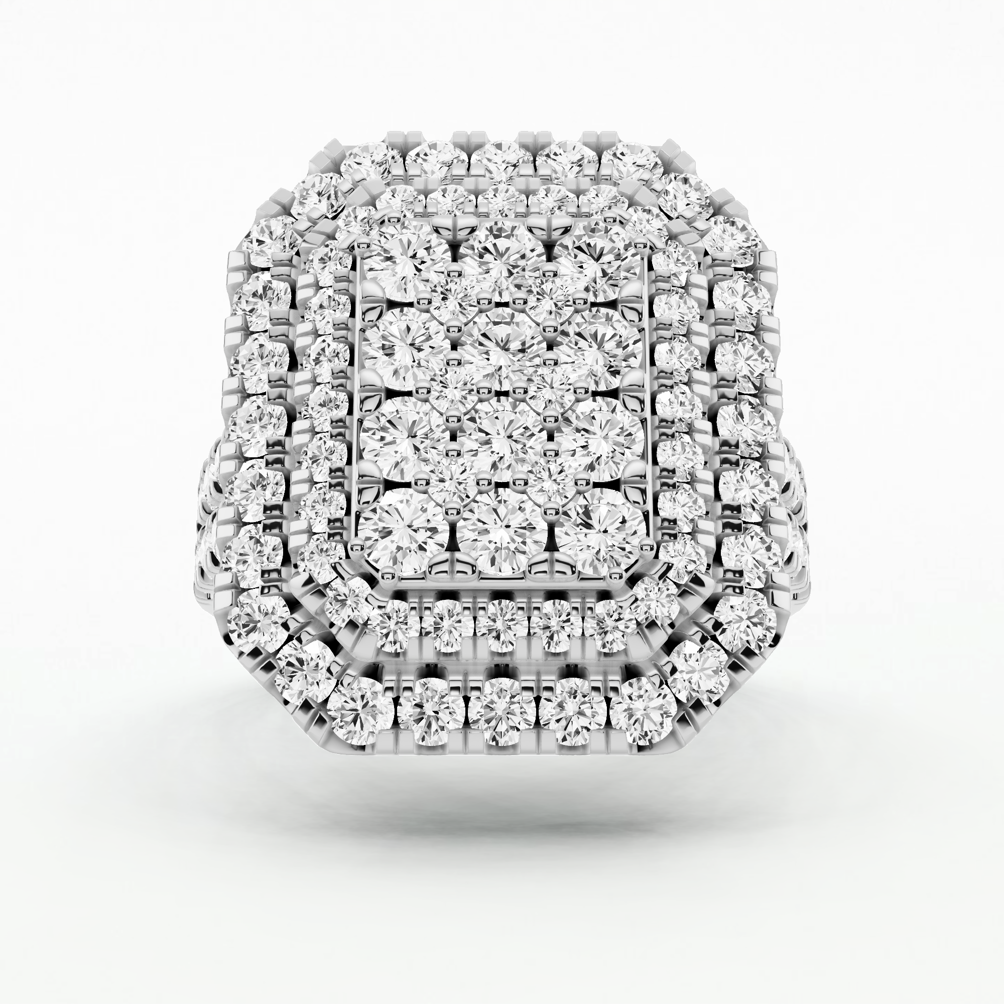 Whispering Petals Diamond Ring -