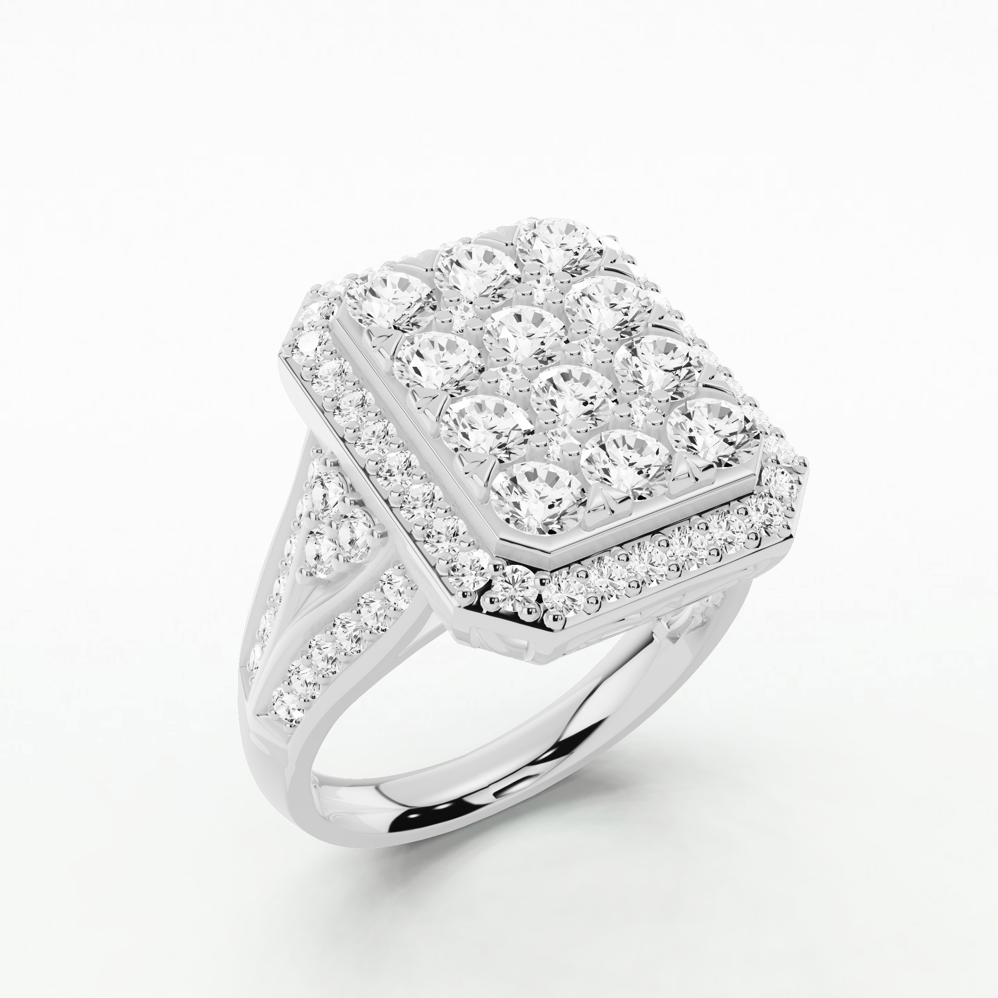Velvet Radiance Diamond Ring-Round