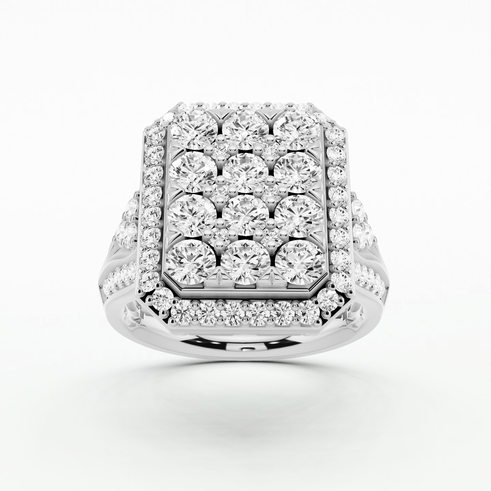 Velvet Radiance Diamond Ring-Round