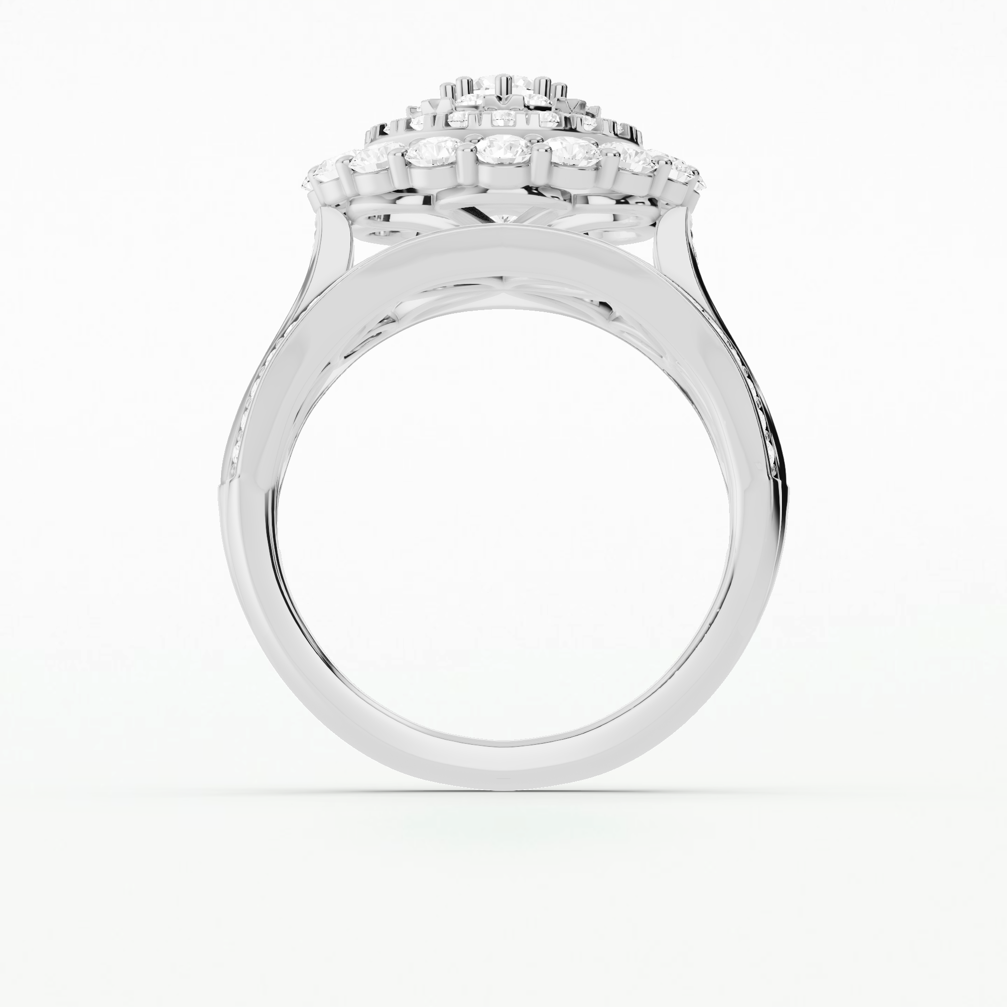 Infinite Loop Diamond Ring -