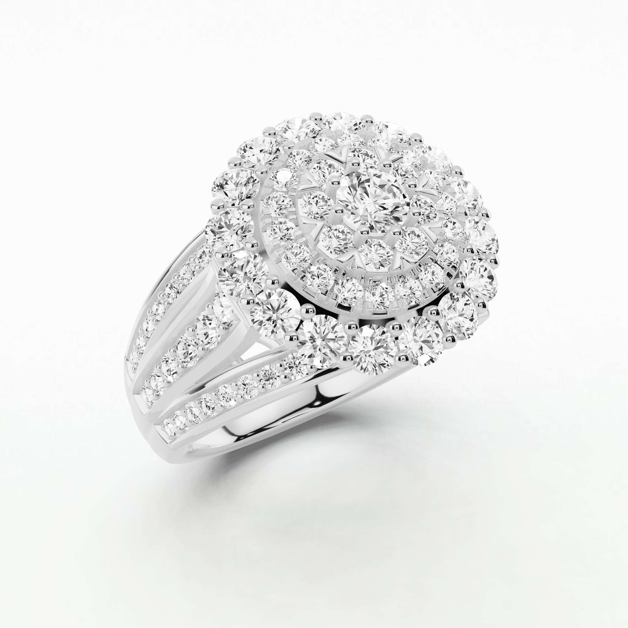 Infinite Loop Diamond Ring -