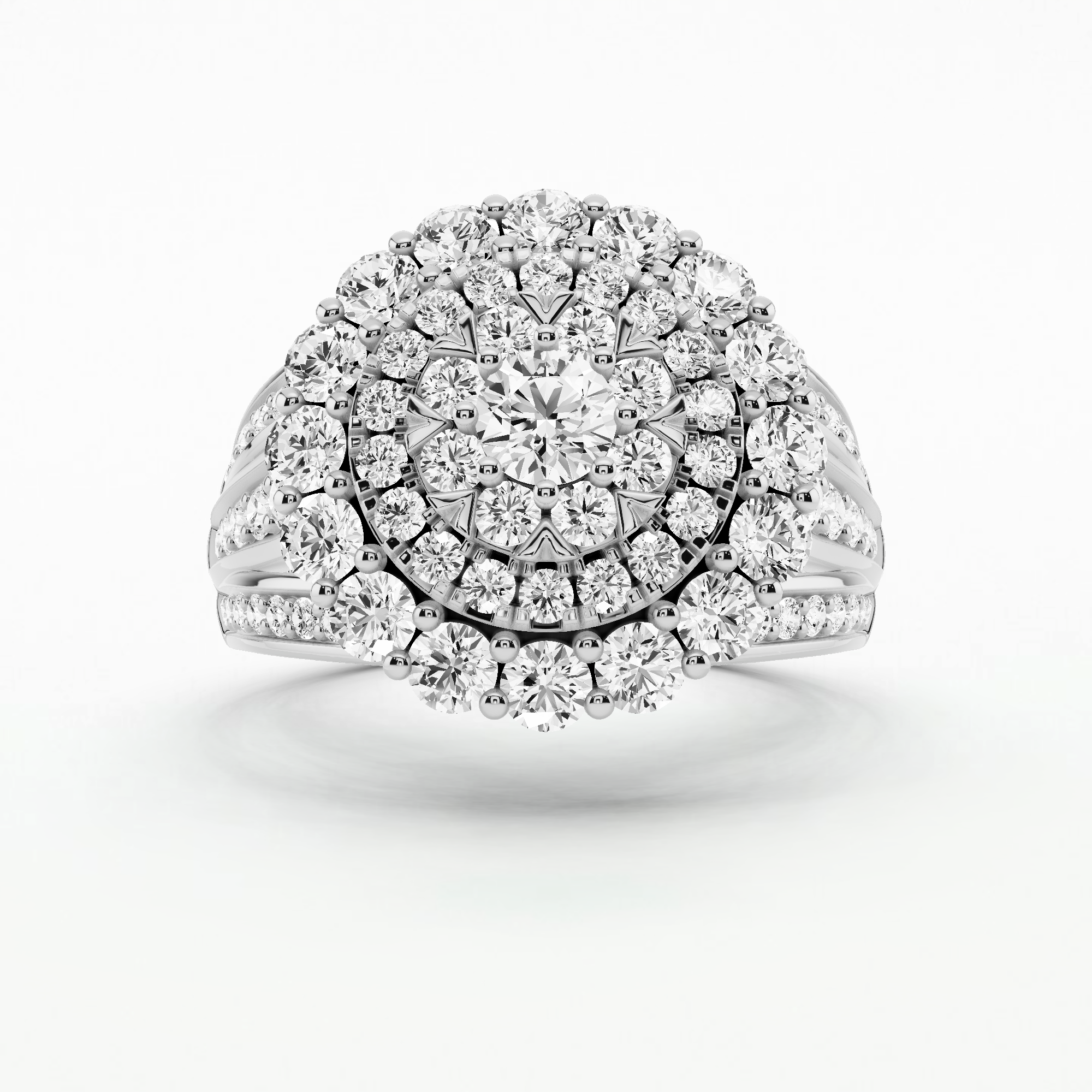 Infinite Loop Diamond Ring -
