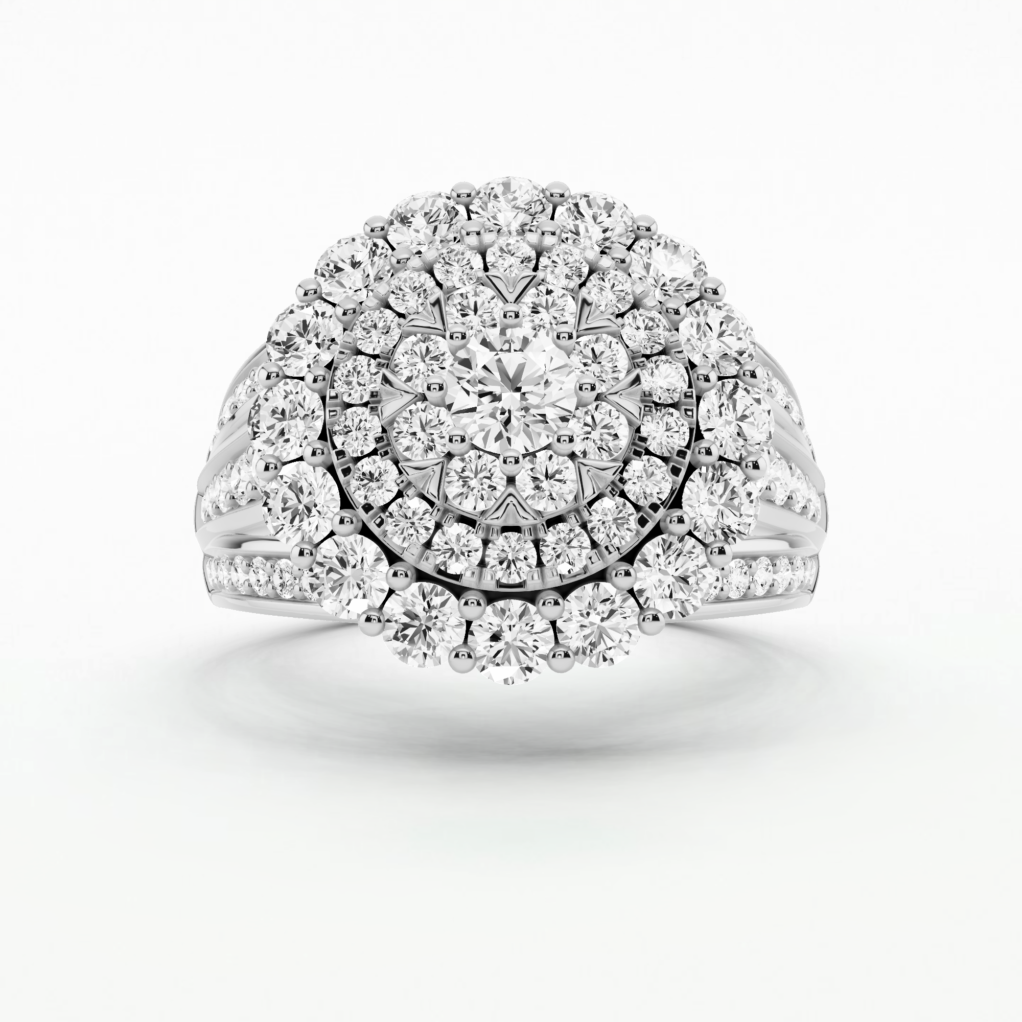 Infinite Loop Diamond Ring-Round