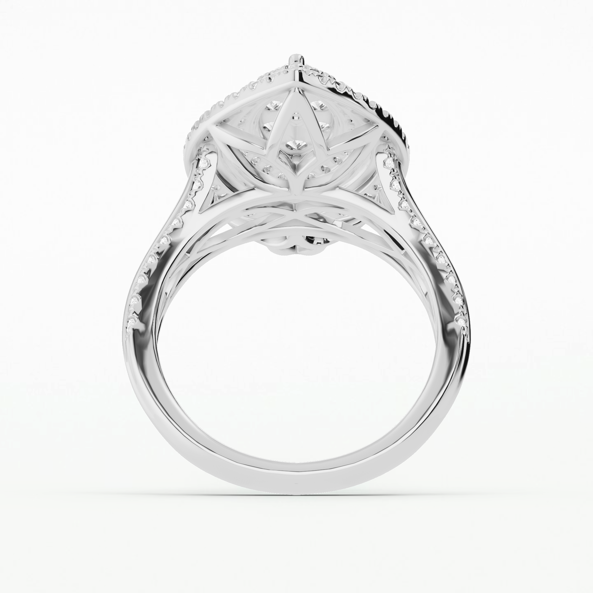 Twilight Glimmer Diamond Ring - Round