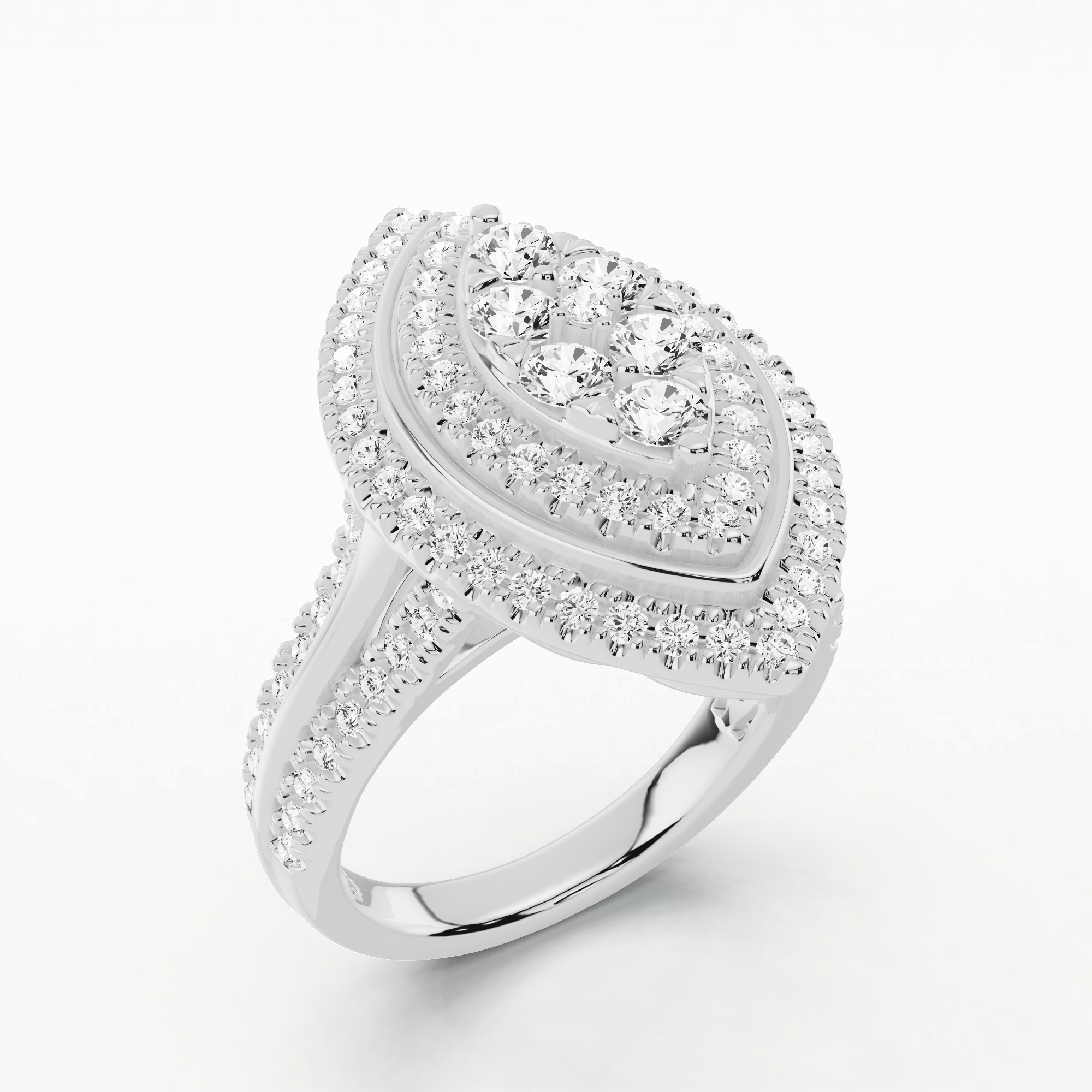 Twilight Glimmer Diamond Ring - Round