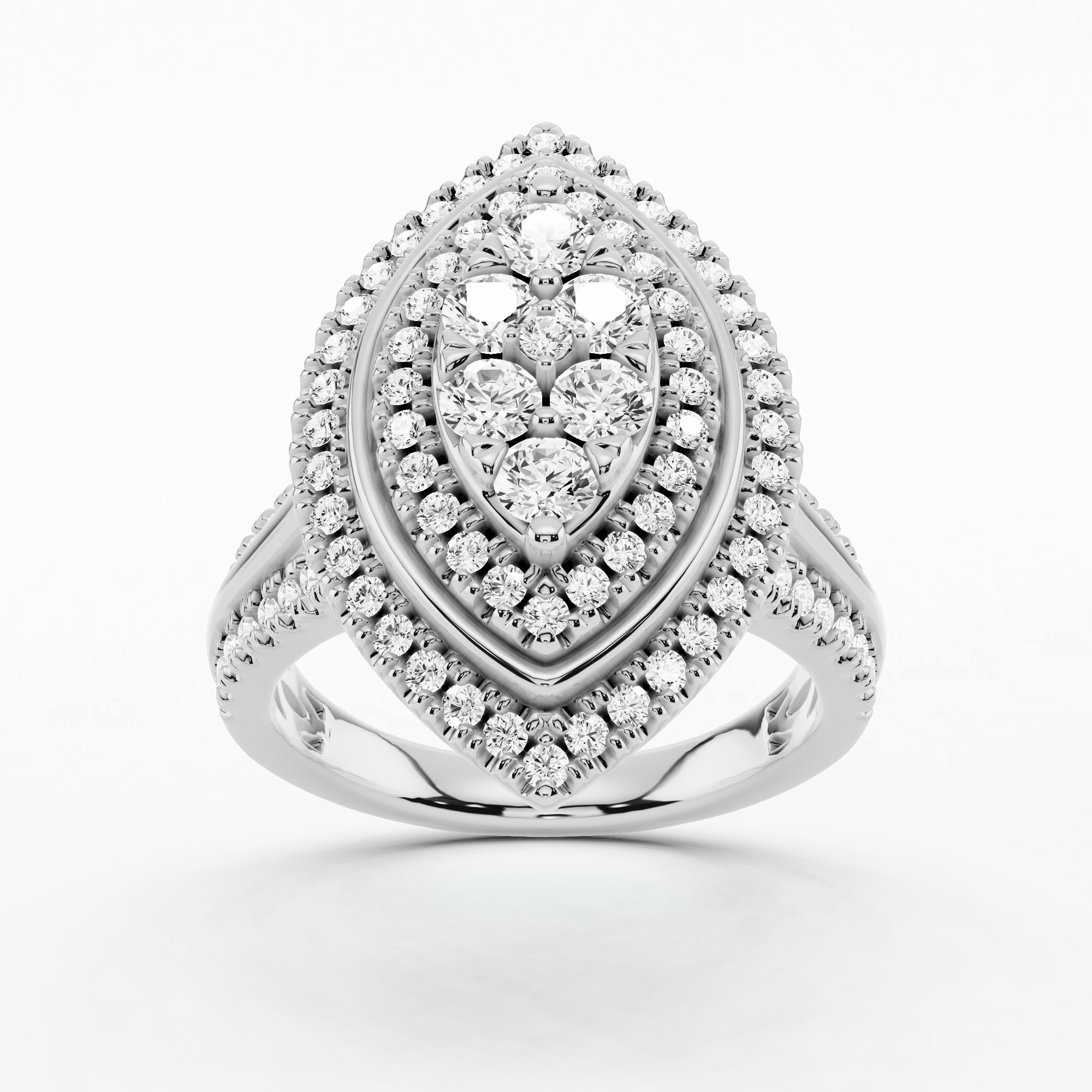 Twilight Glimmer Diamond Ring - Round