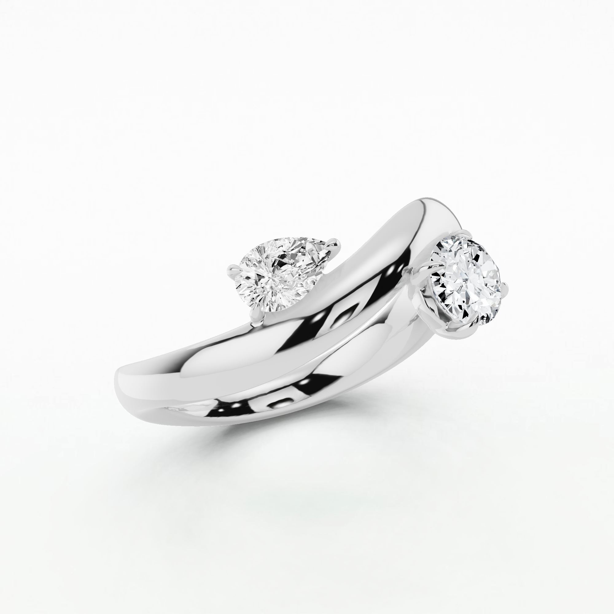 Glistening Bliss Fashion Ring-Multi Stone