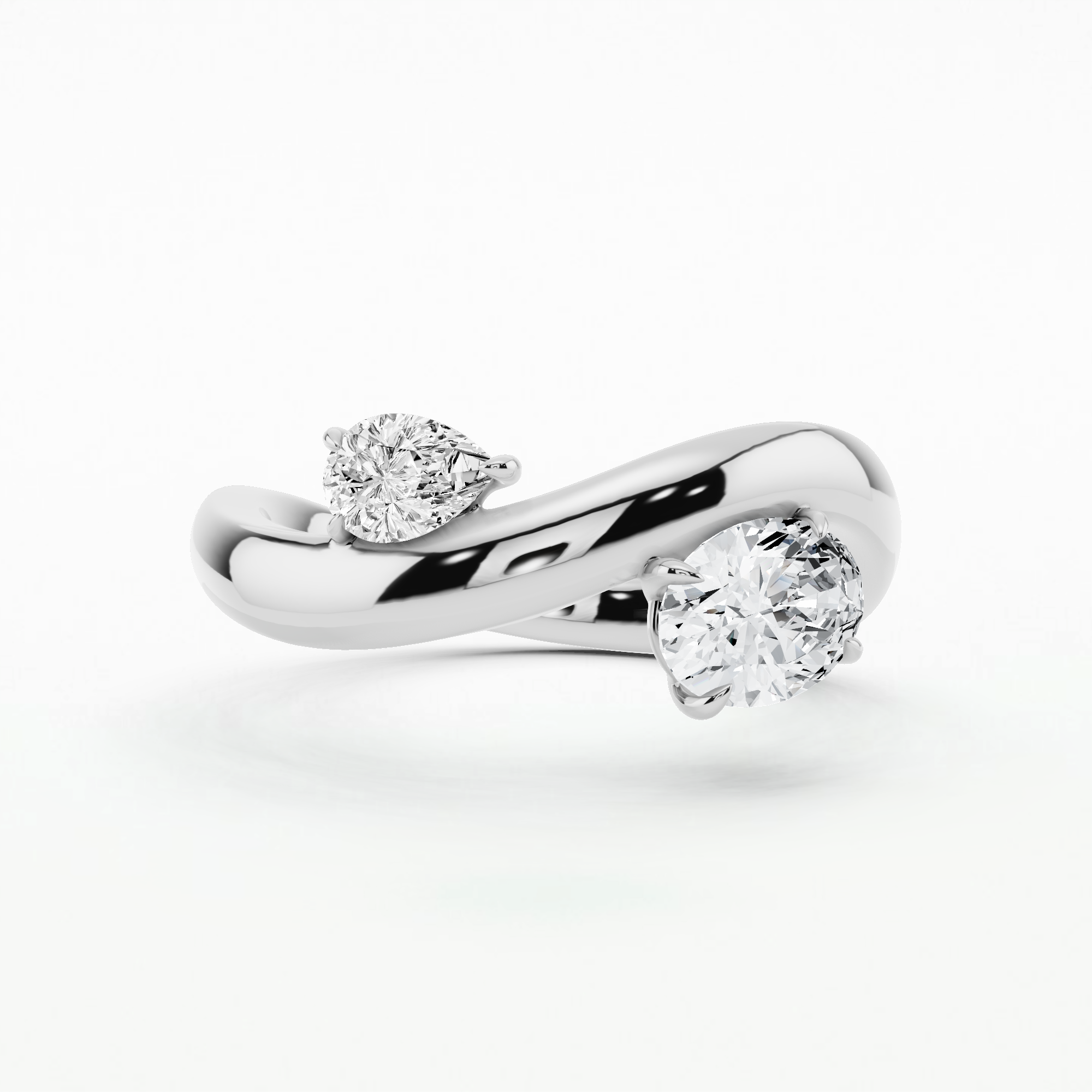 Glistening Bliss Fashion Ring-Multi Stone