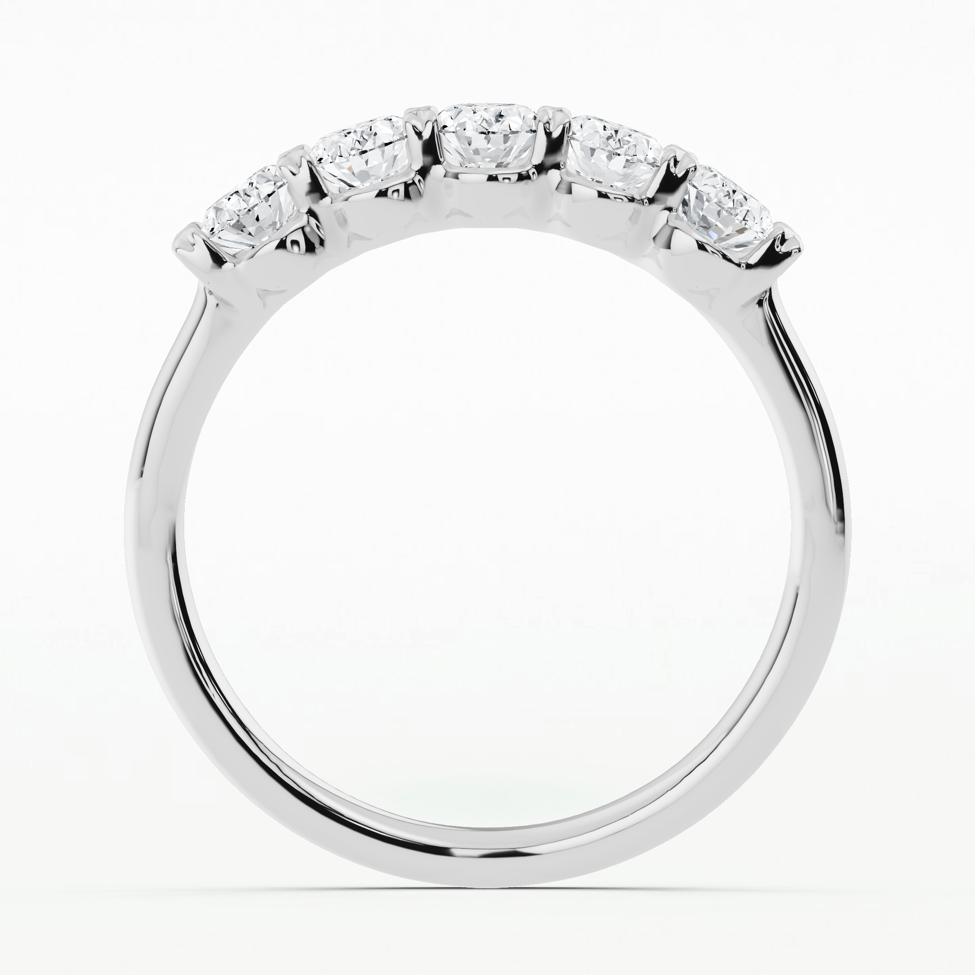 Semi Eternity Band -Oval