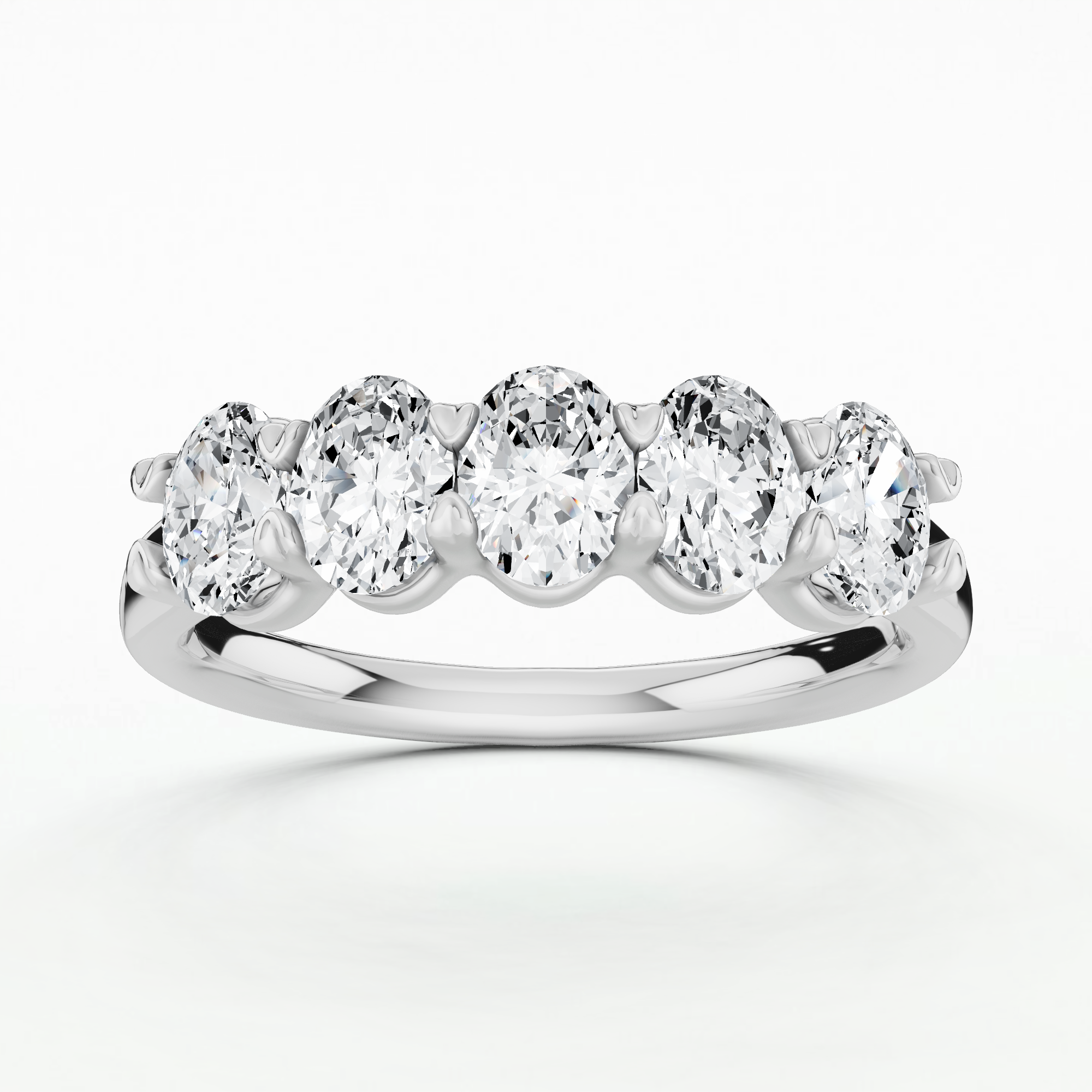 Semi Eternity Band -Oval