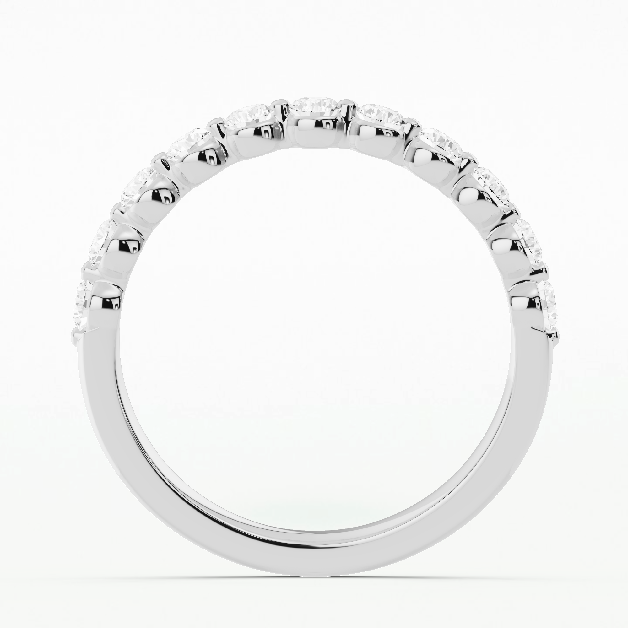 Geneviave Half Eternity Band-Round