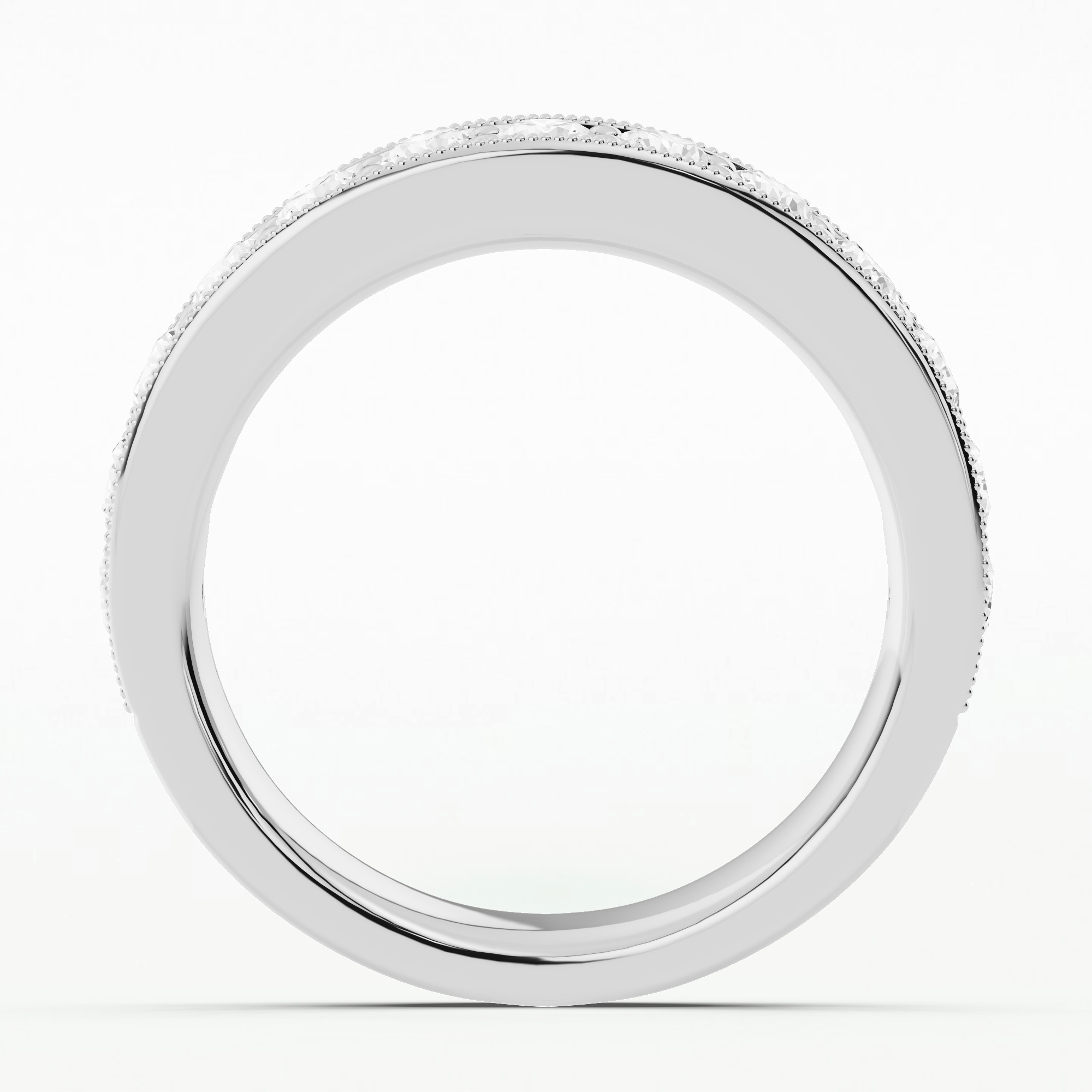 Art Deco Half Eternity Band
-Round