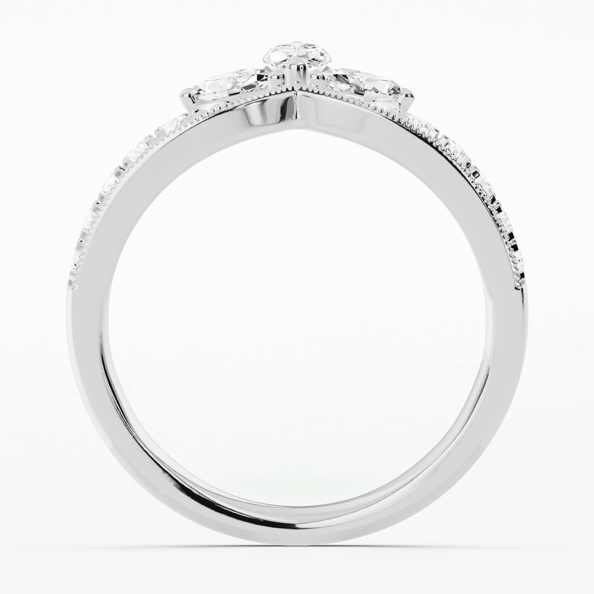 Tiara - Half Eternity Band-Marquise