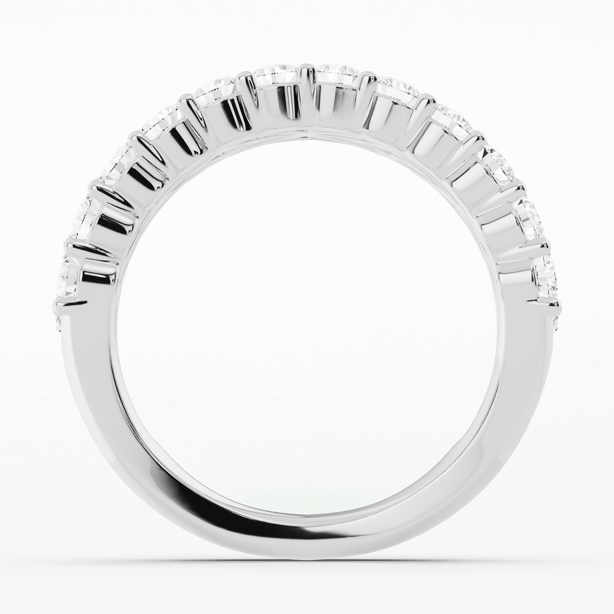 Audrey Half Eternity Band-Round