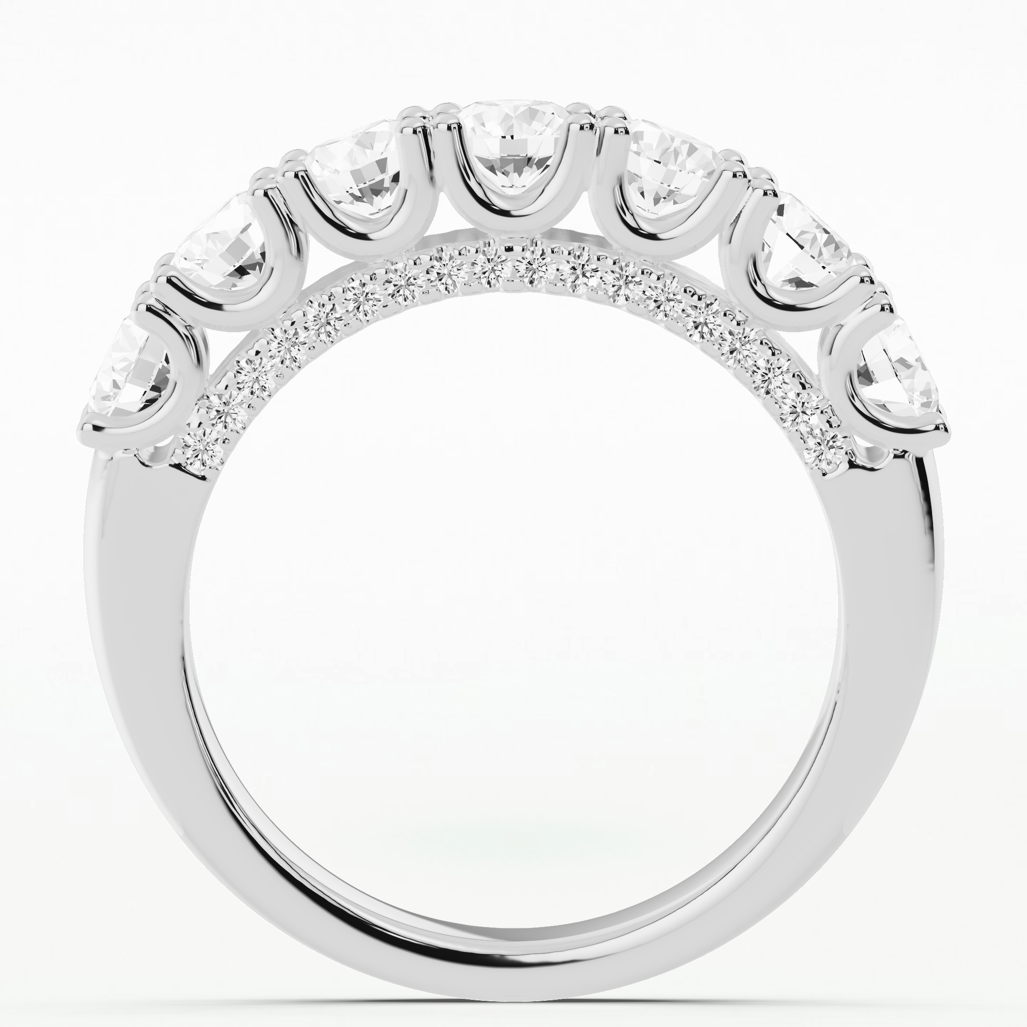 Helene Half Eternity Band-Round