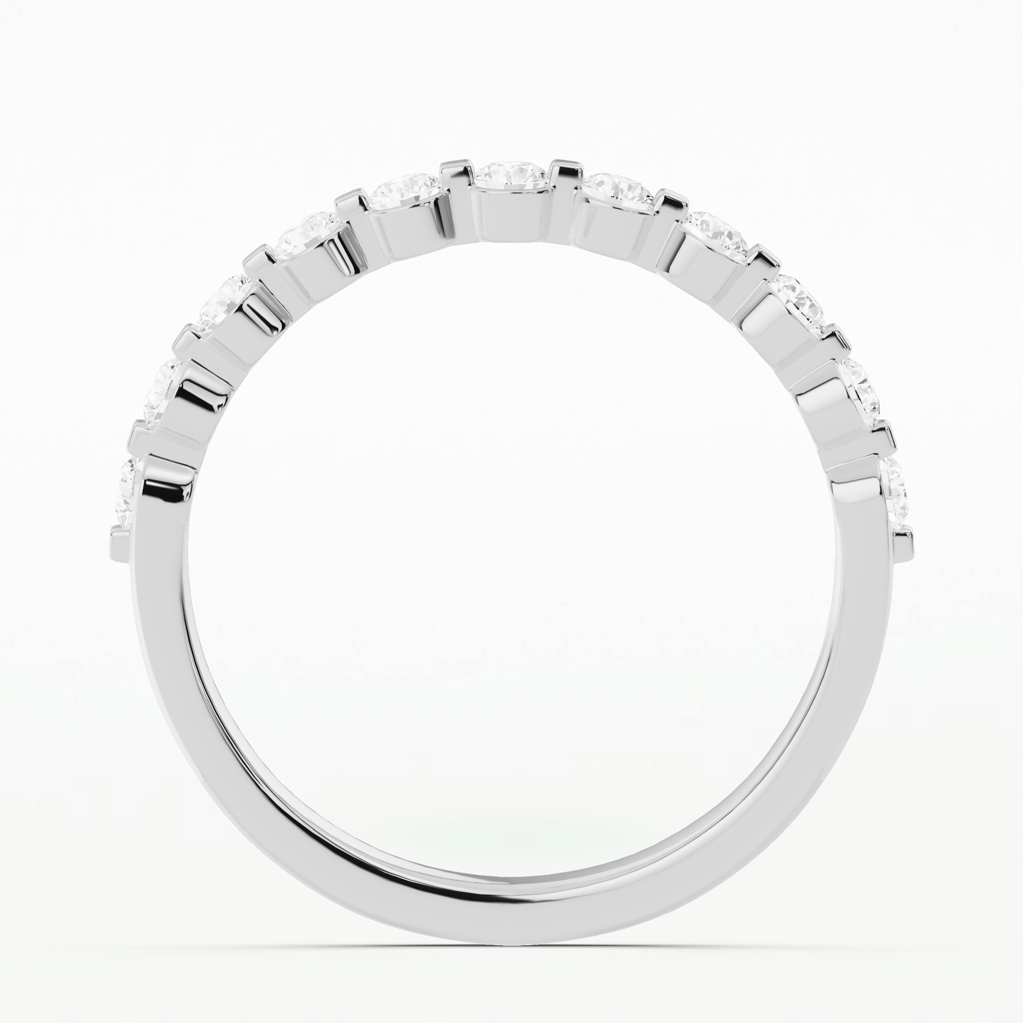 Juliana Half Eternity Band-Round