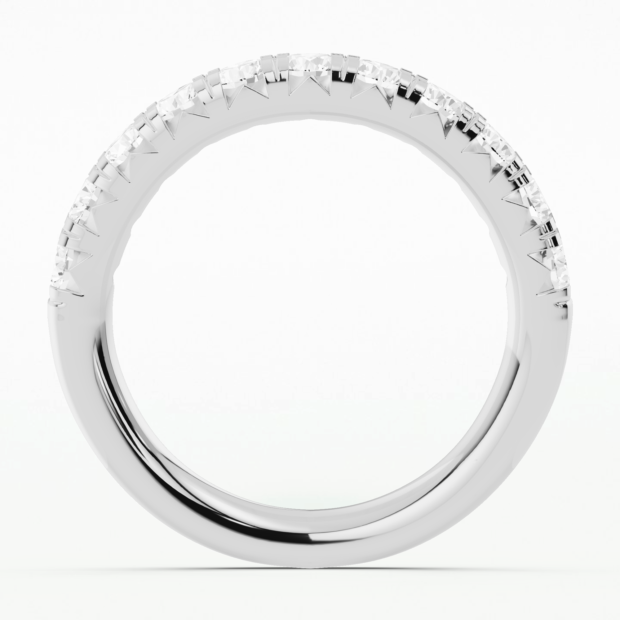Elma Half Eternity Band-Round