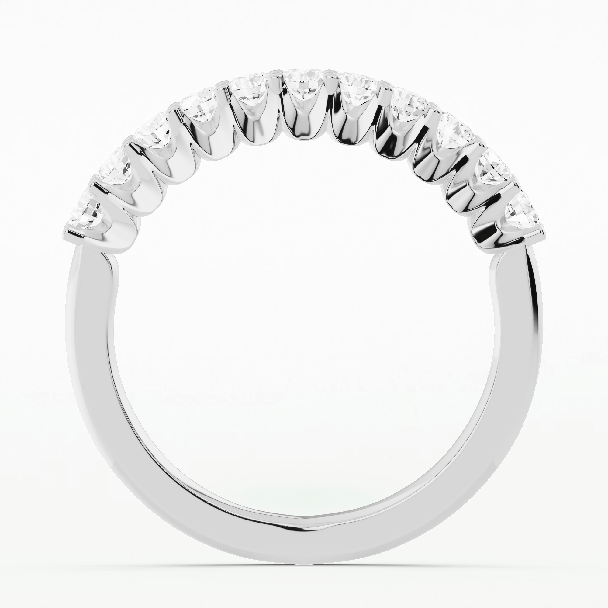 Celia Half Eternity Band-Round