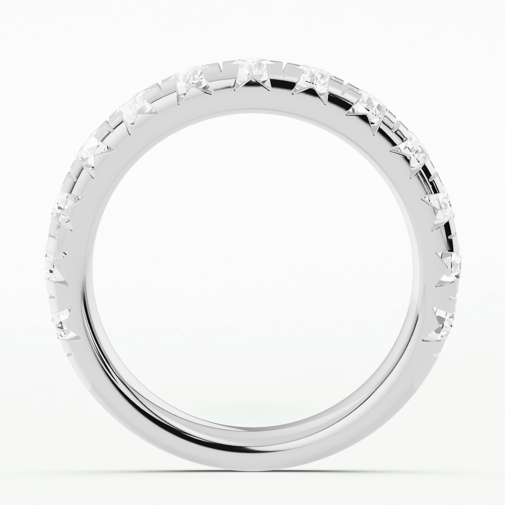 Adeline Half Eternity Band-Round