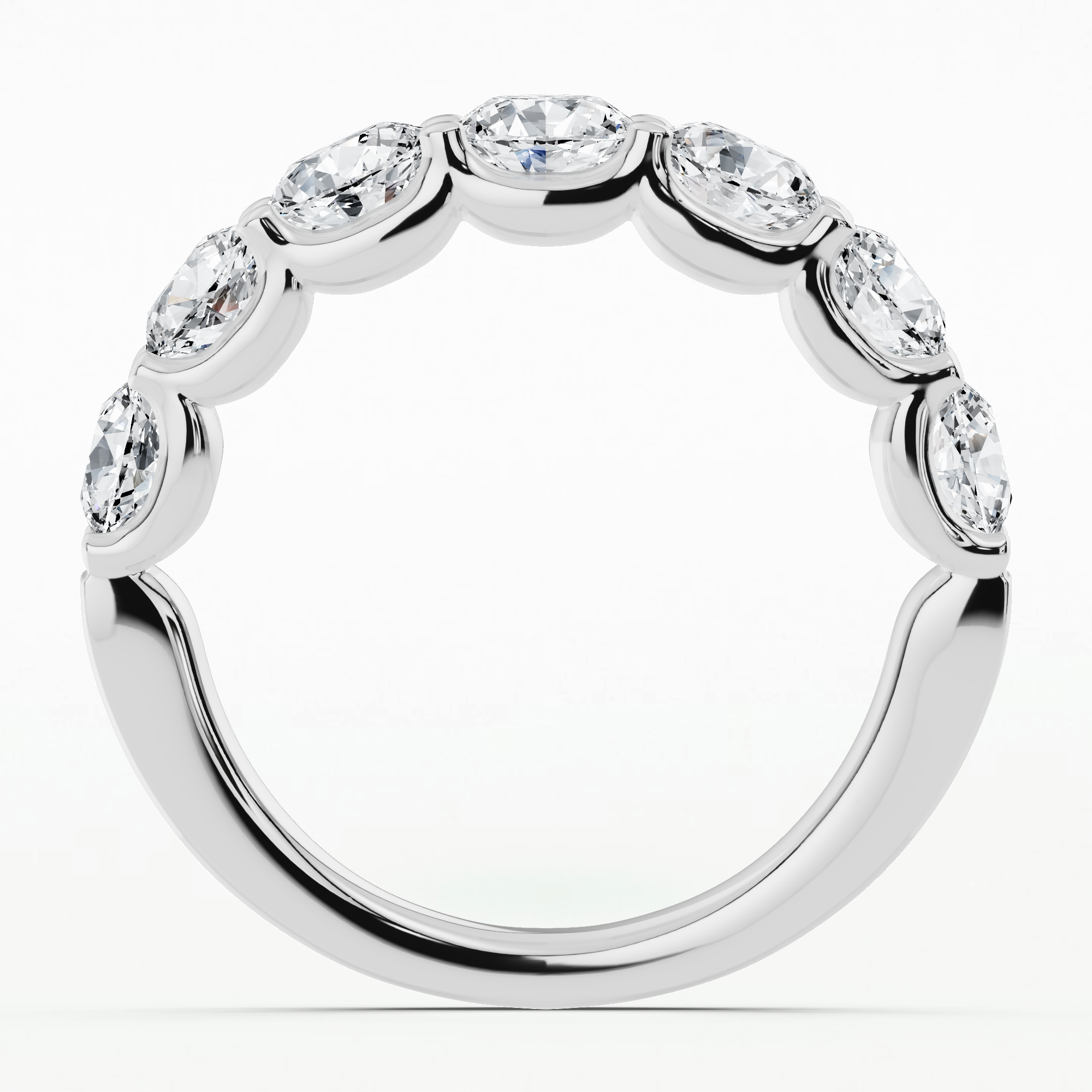 Harriet Half Eternity Band-Oval
