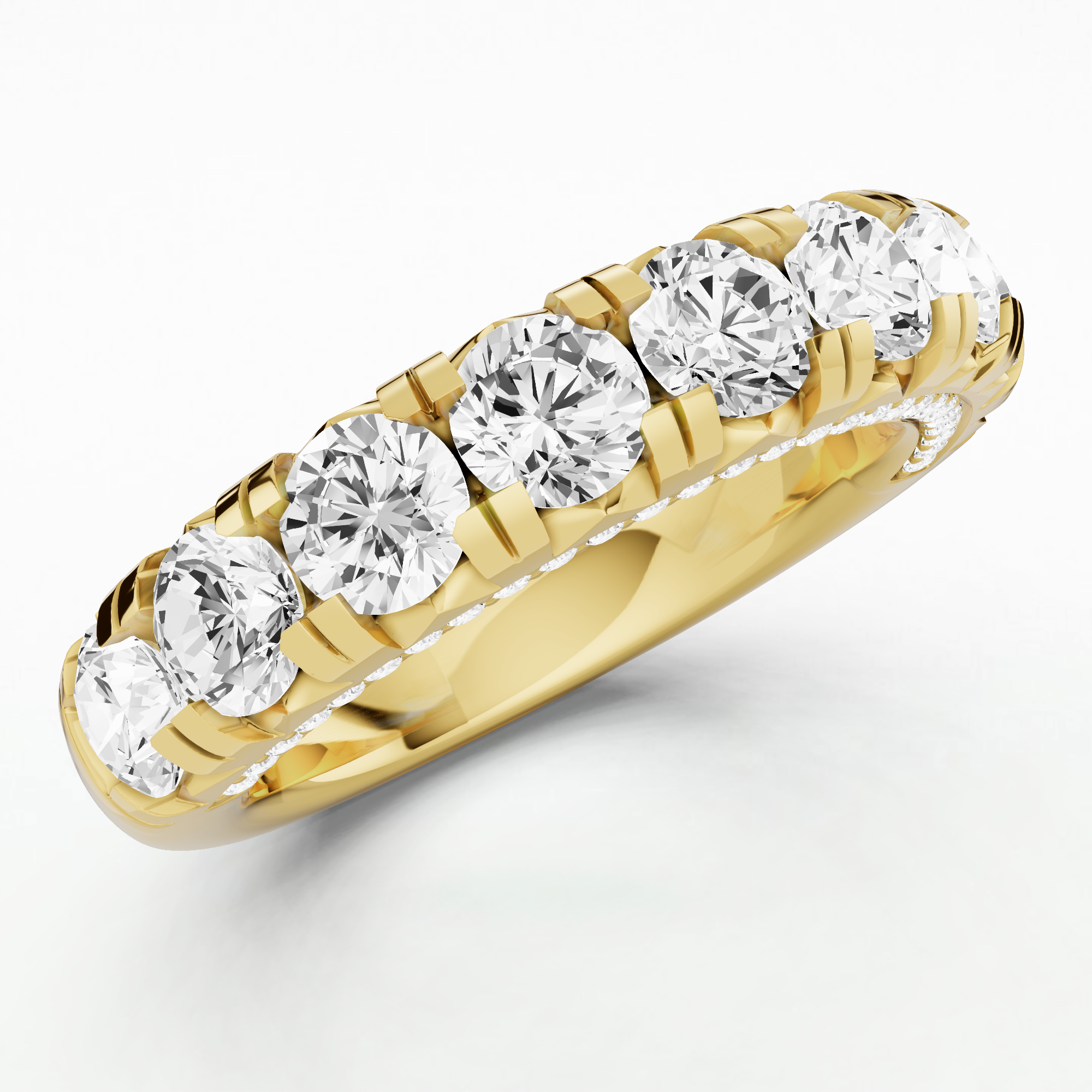 Elsie Half Eternity Band-Round
