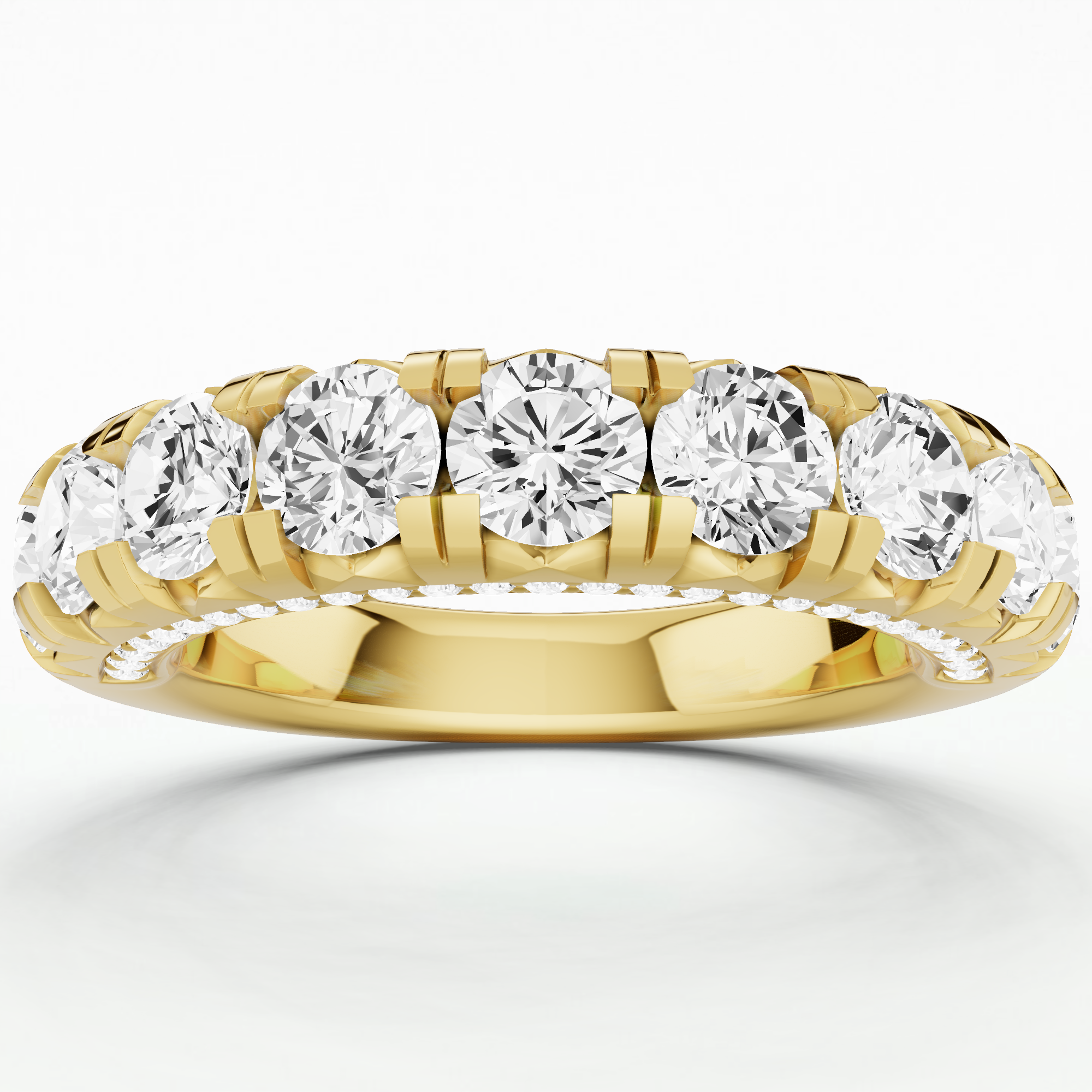 Elsie Half Eternity Band-Round