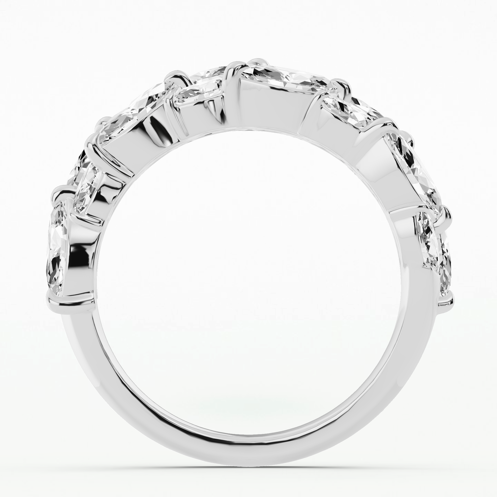 Starlace Stackable Diamond Band - Marquise