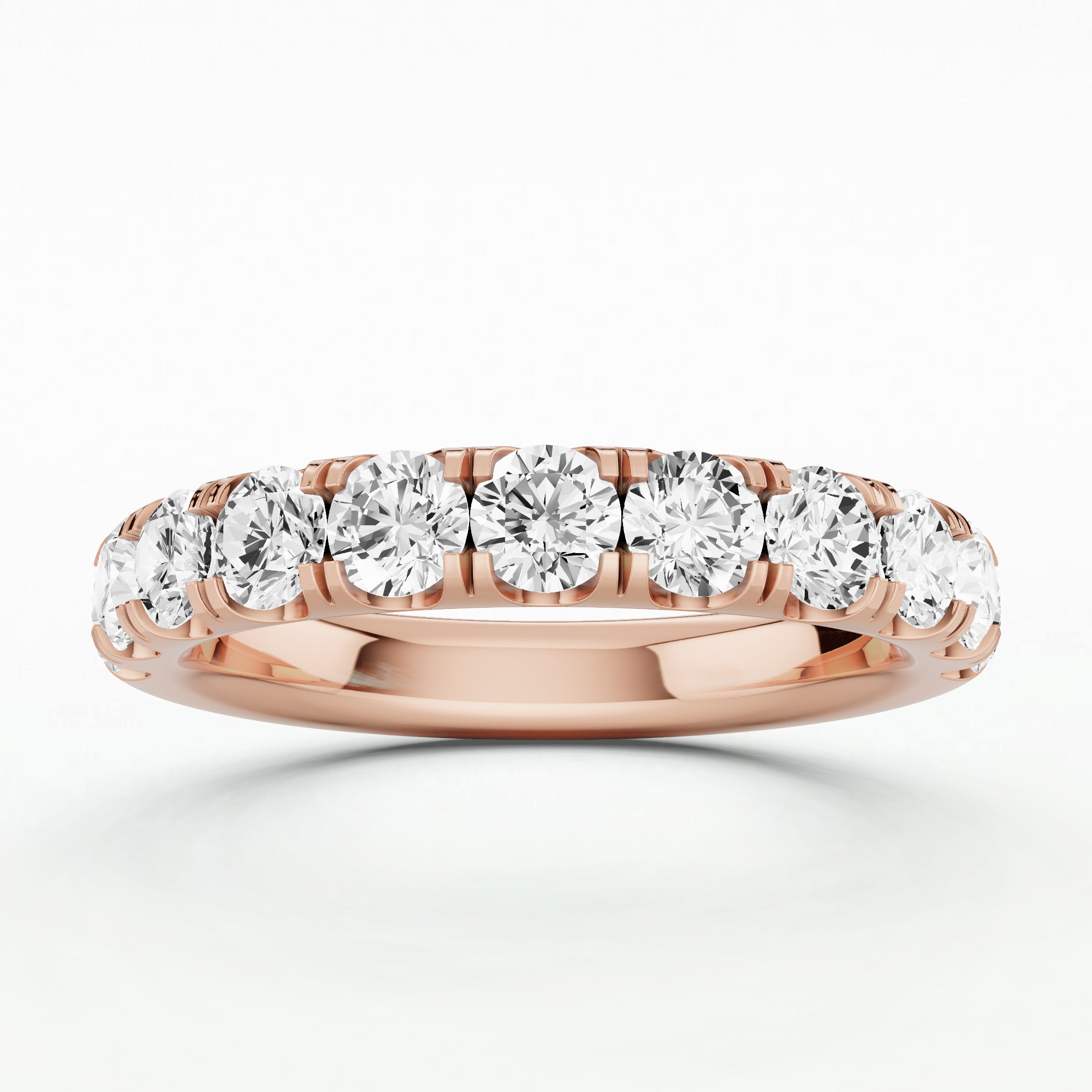 Isabel Lab Grown Diamond Half Eternity Band-Round