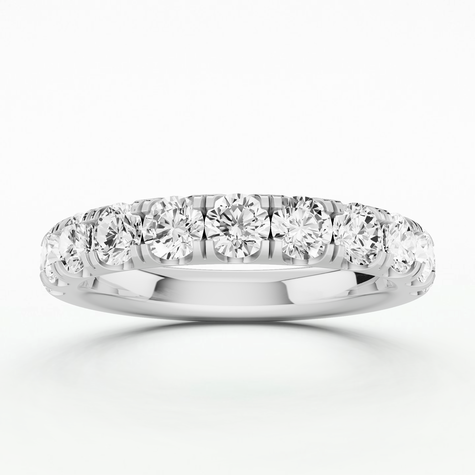 Isabel Lab Grown Diamond Half Eternity Band-Round