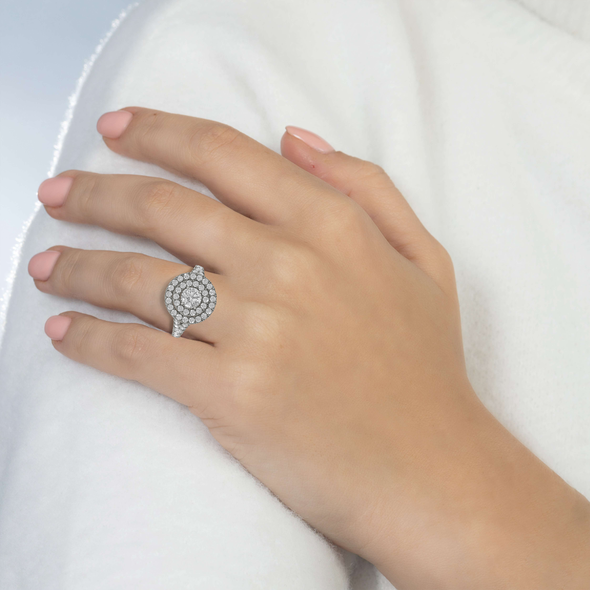 Forever Entwined Solitaire Ring-Round