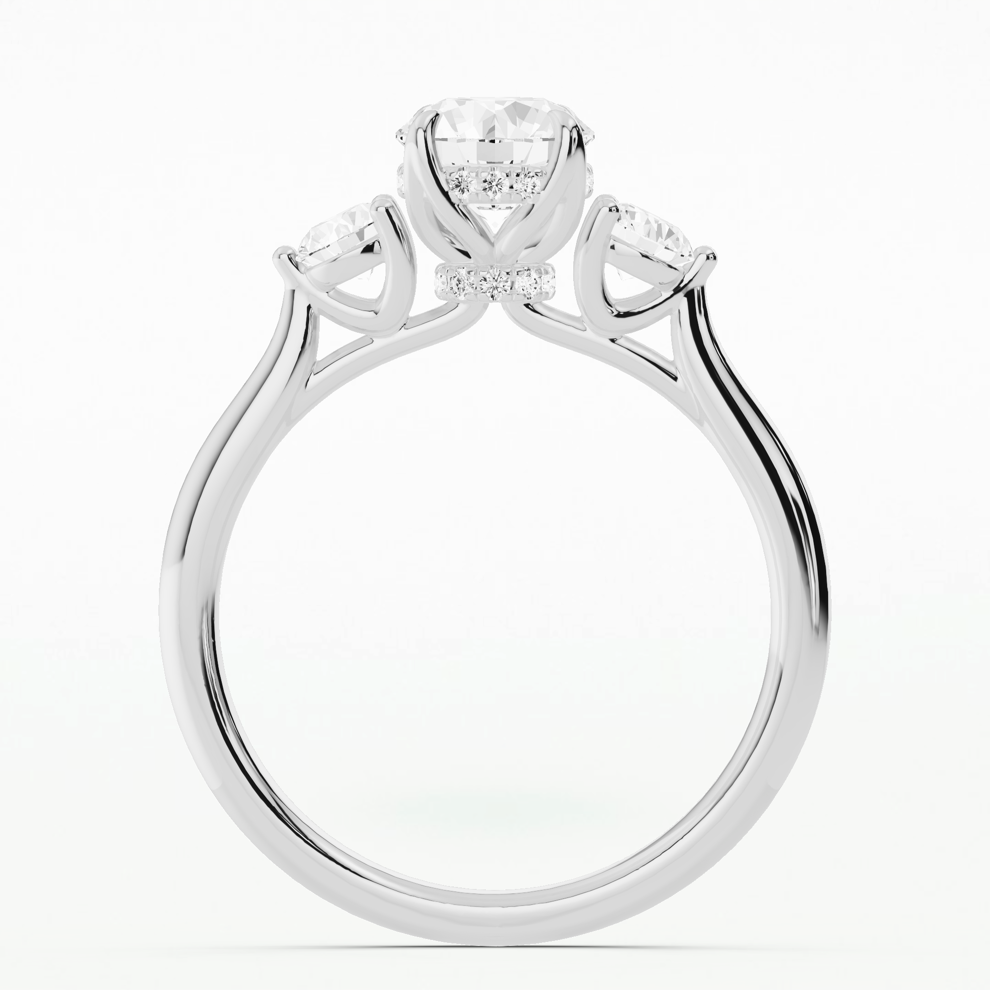 Julie Solitaire Diamond Ring-Round