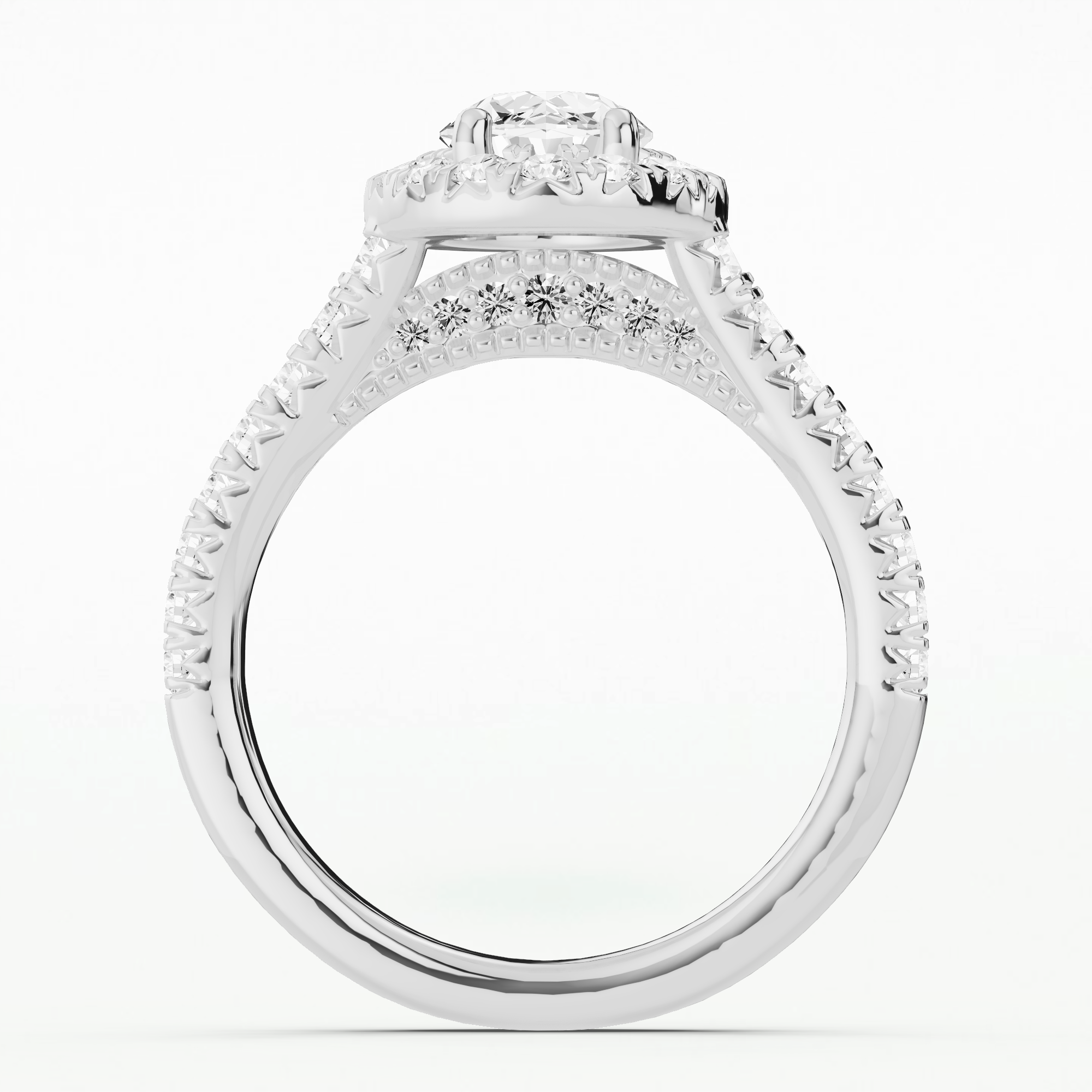 Evershine Solitaire Ring-Oval