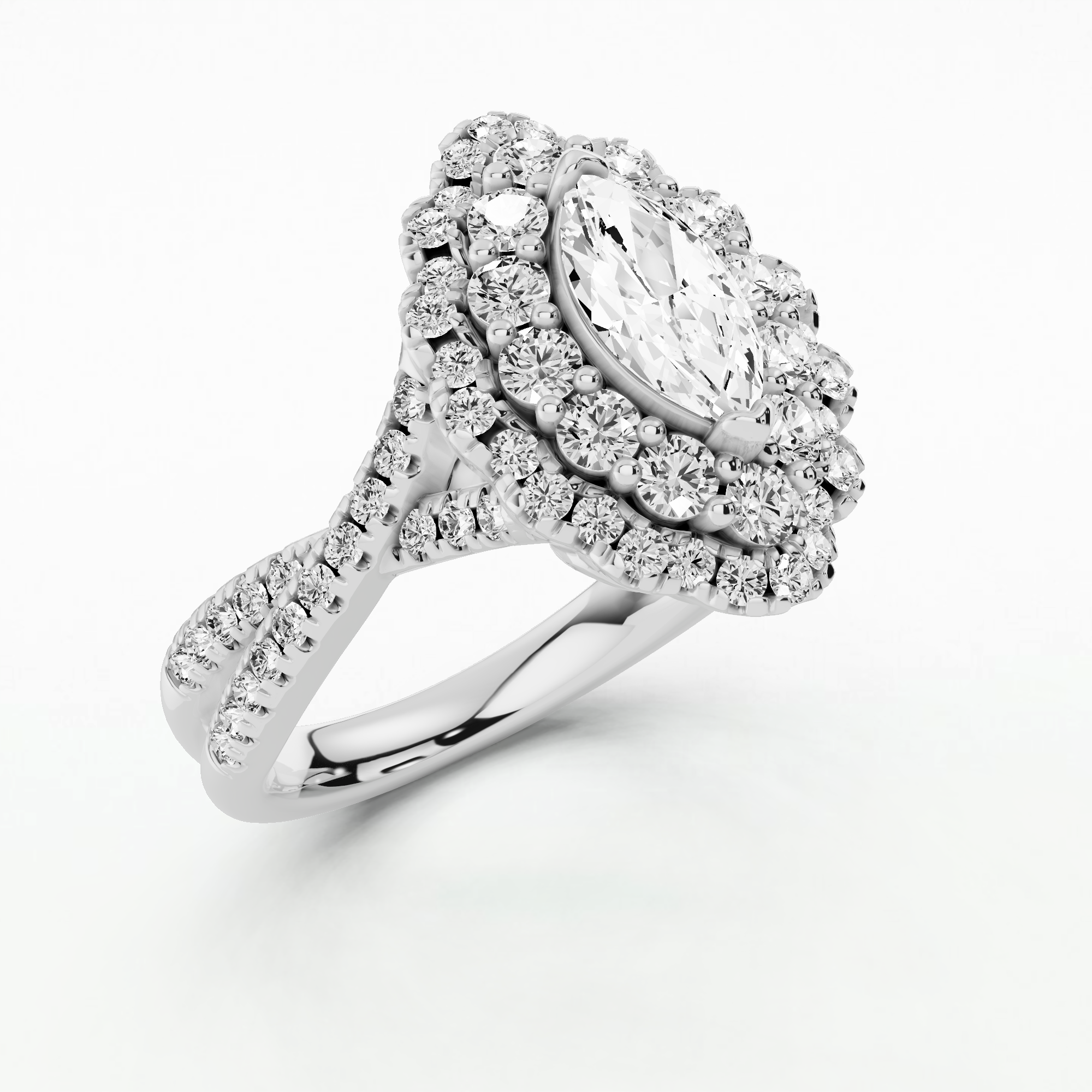 Dewlight Bloom Pendant-Marquise