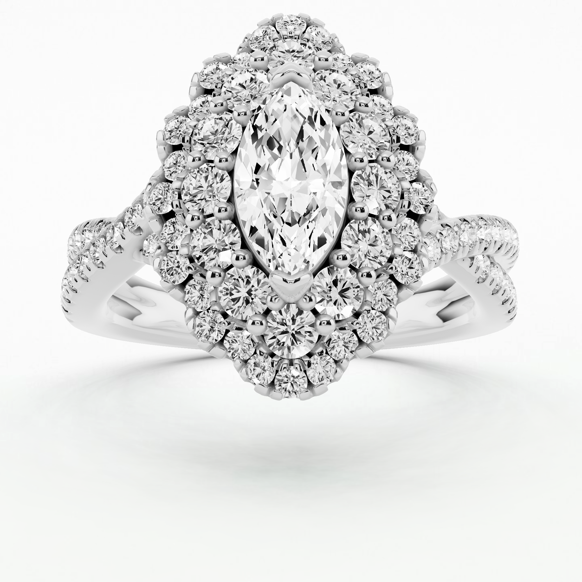 Dewlight Bloom Pendant-Marquise