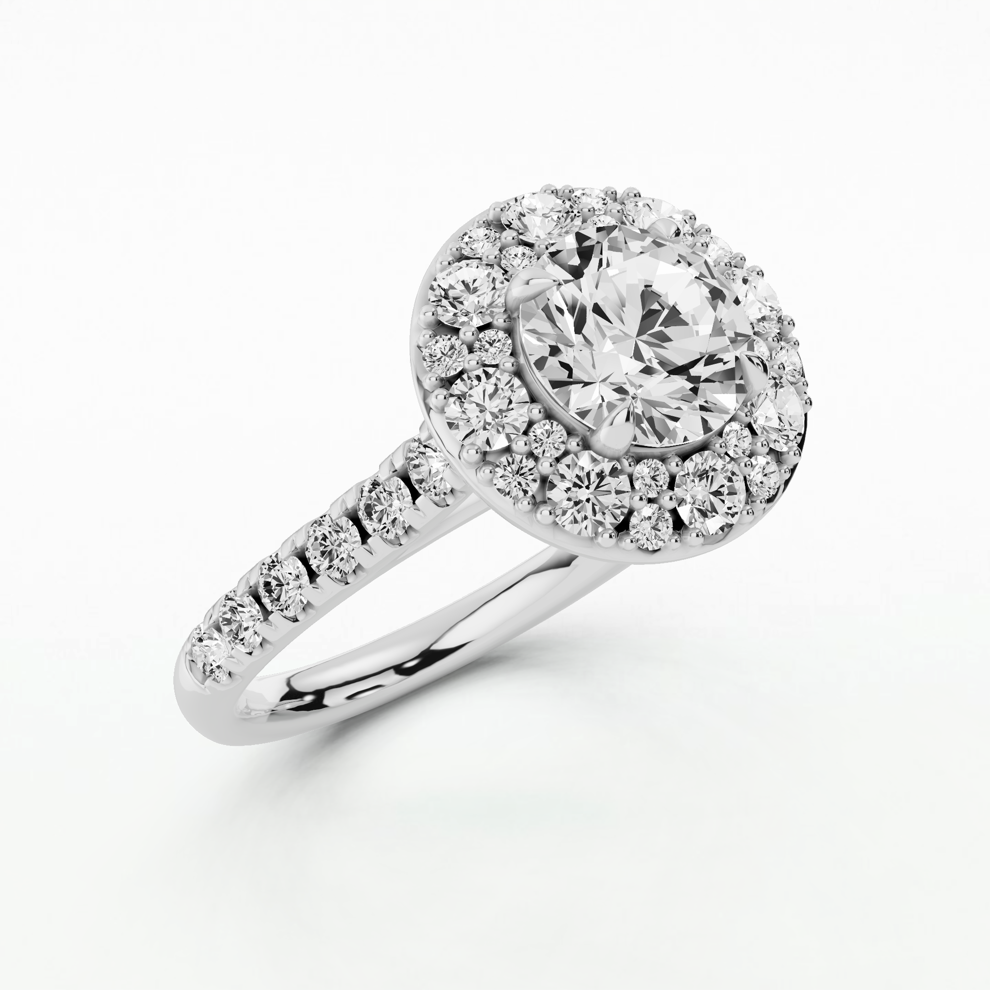 Halo Bloom Ring - Round