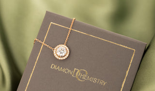 Lab Diamond Solitaire Pendant