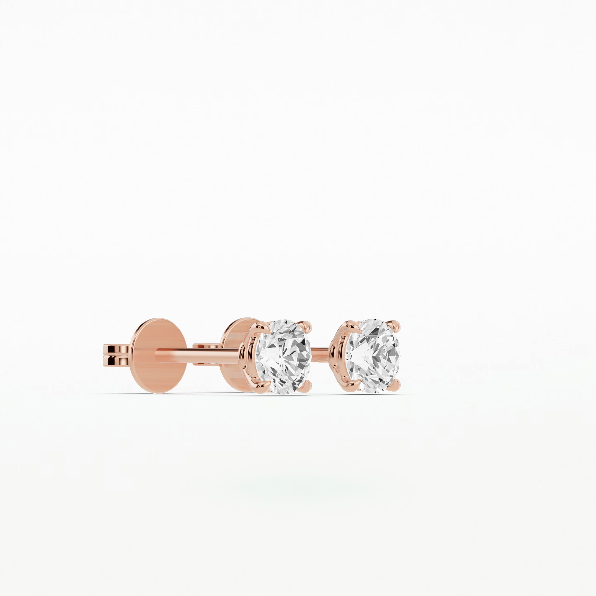 Tara Solitaire Studs-Round