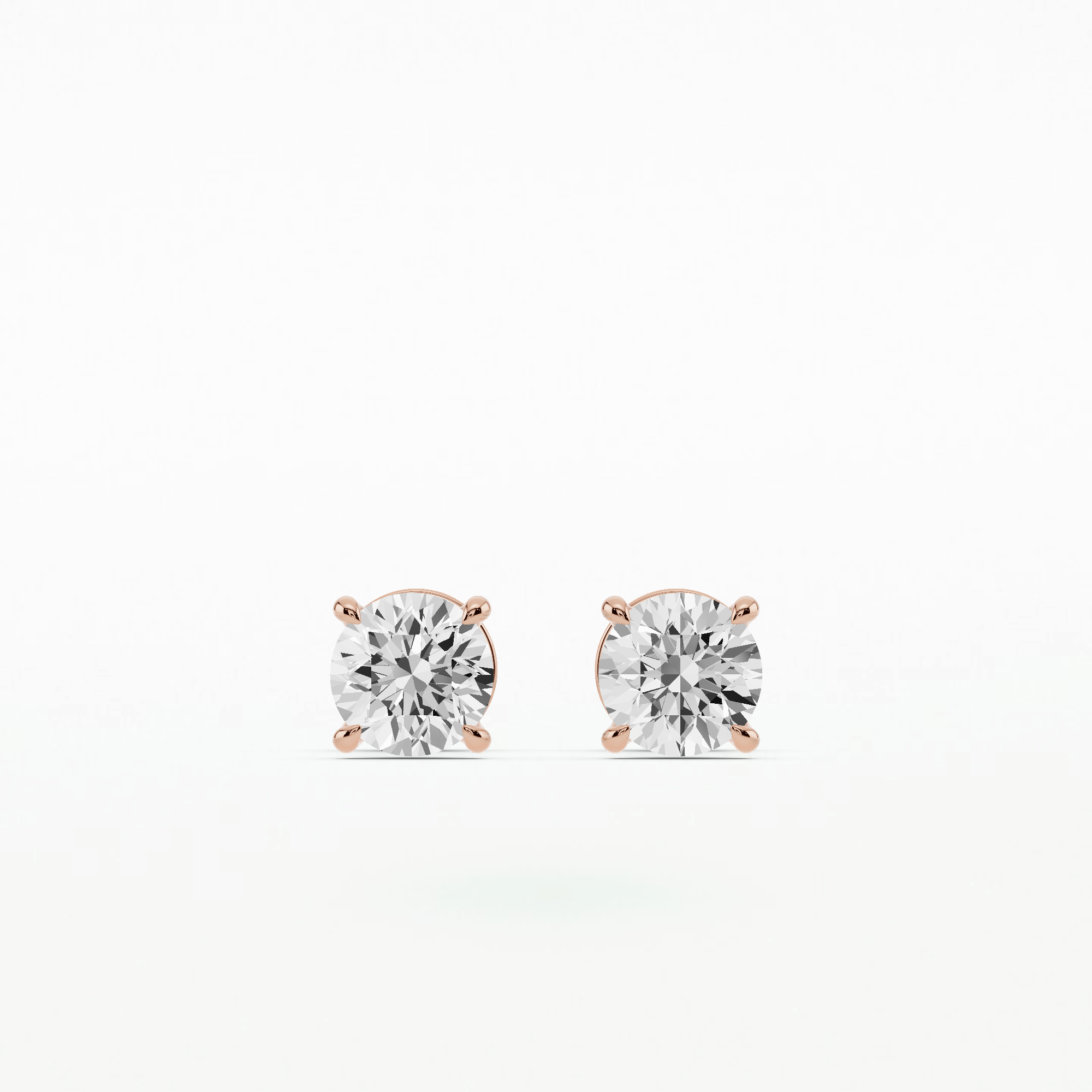 Tara Solitaire Studs-Round