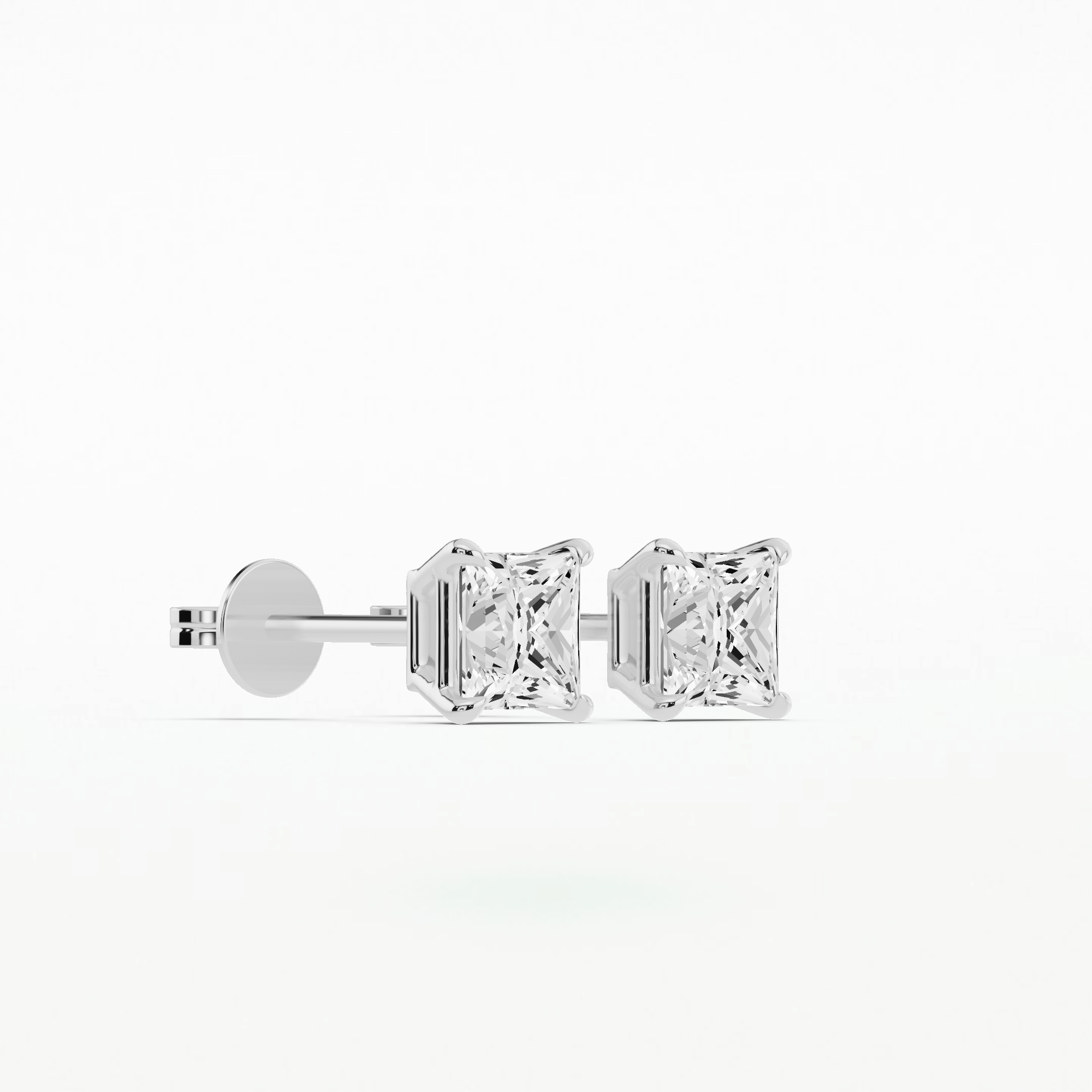 Tara Solitaire Studs-Princess