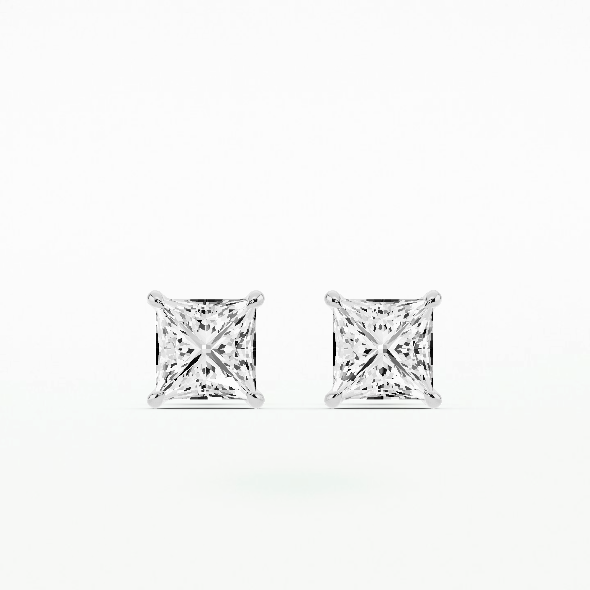Tara Solitaire Studs-Princess