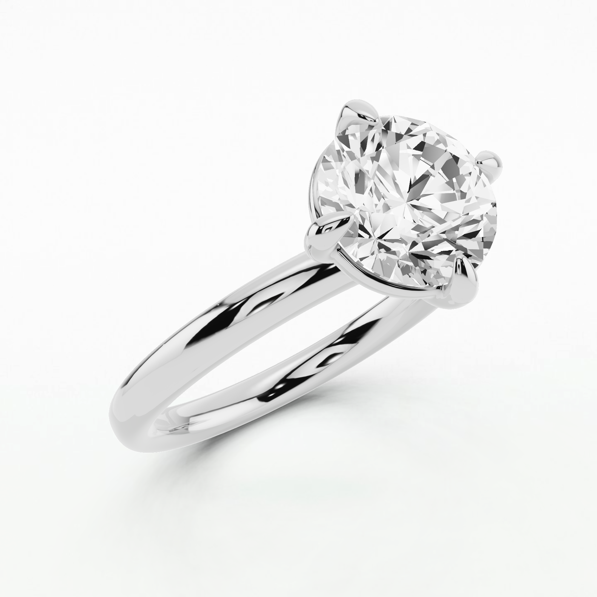 Eternal Solitaire Diamond Ring-Round
