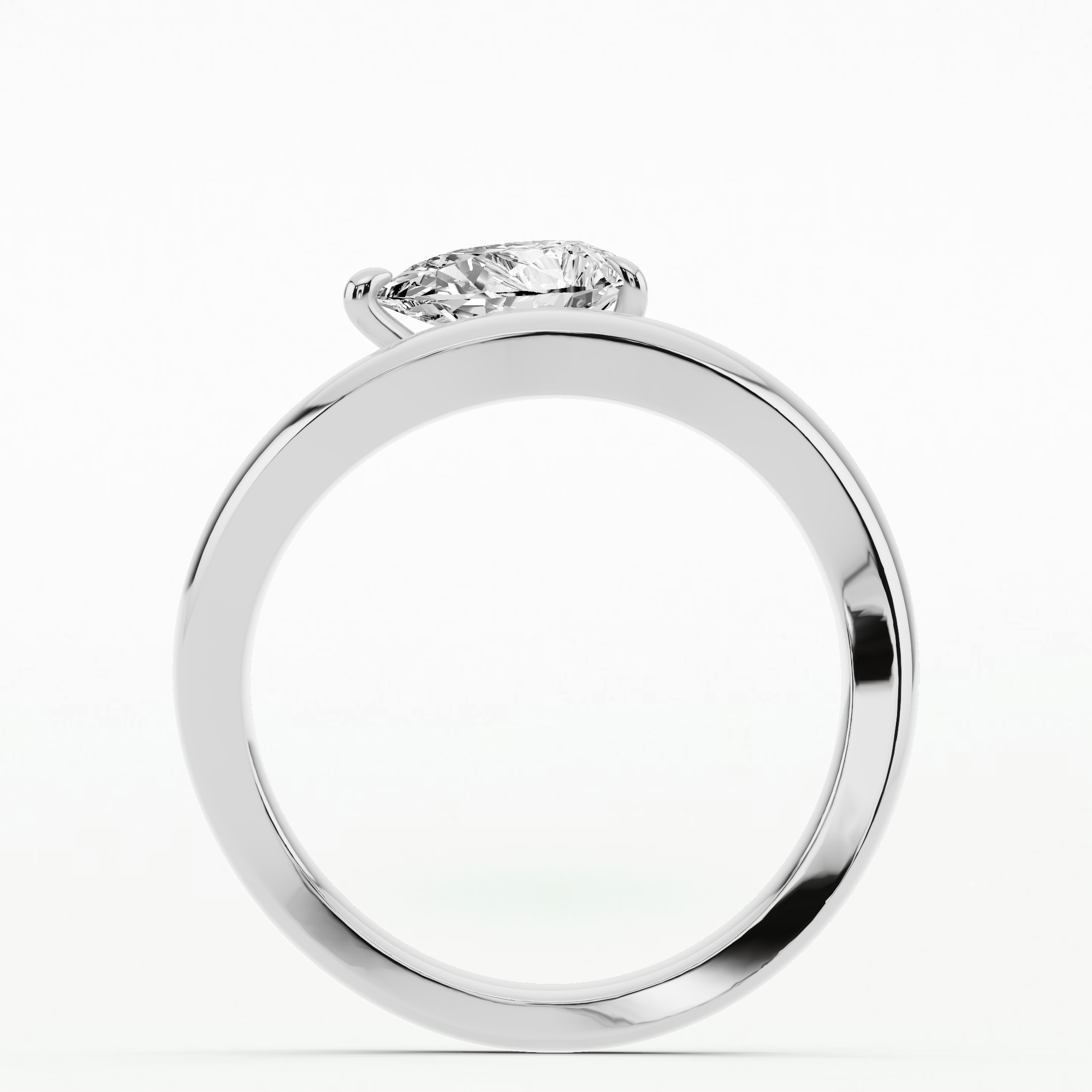 Shimmering Allure Ring-Pear